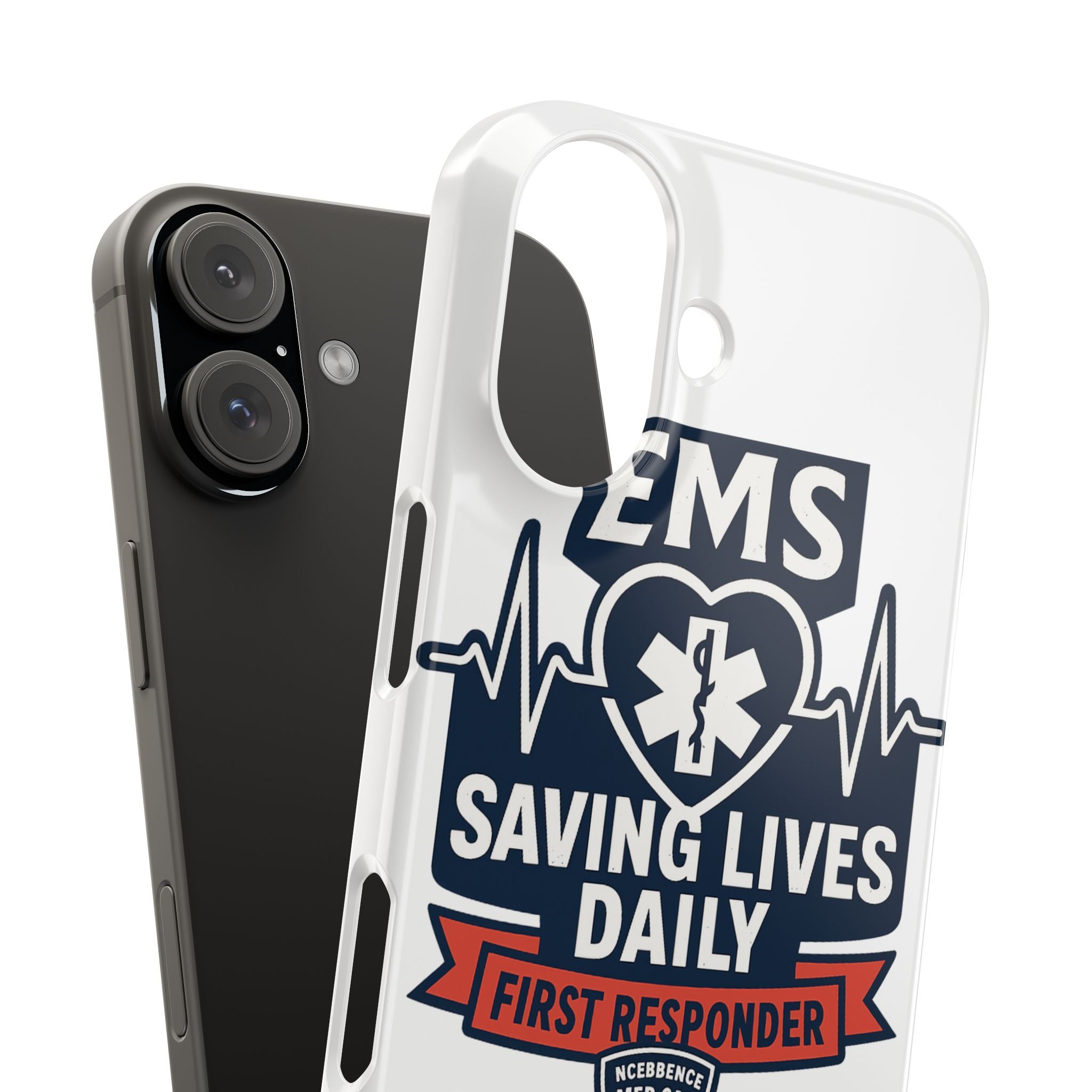 EMS Phone Case Paramedic Gift EMT Star of Life Heartbeat Saving Lives Daily First Responder Appreciation Medical Hero