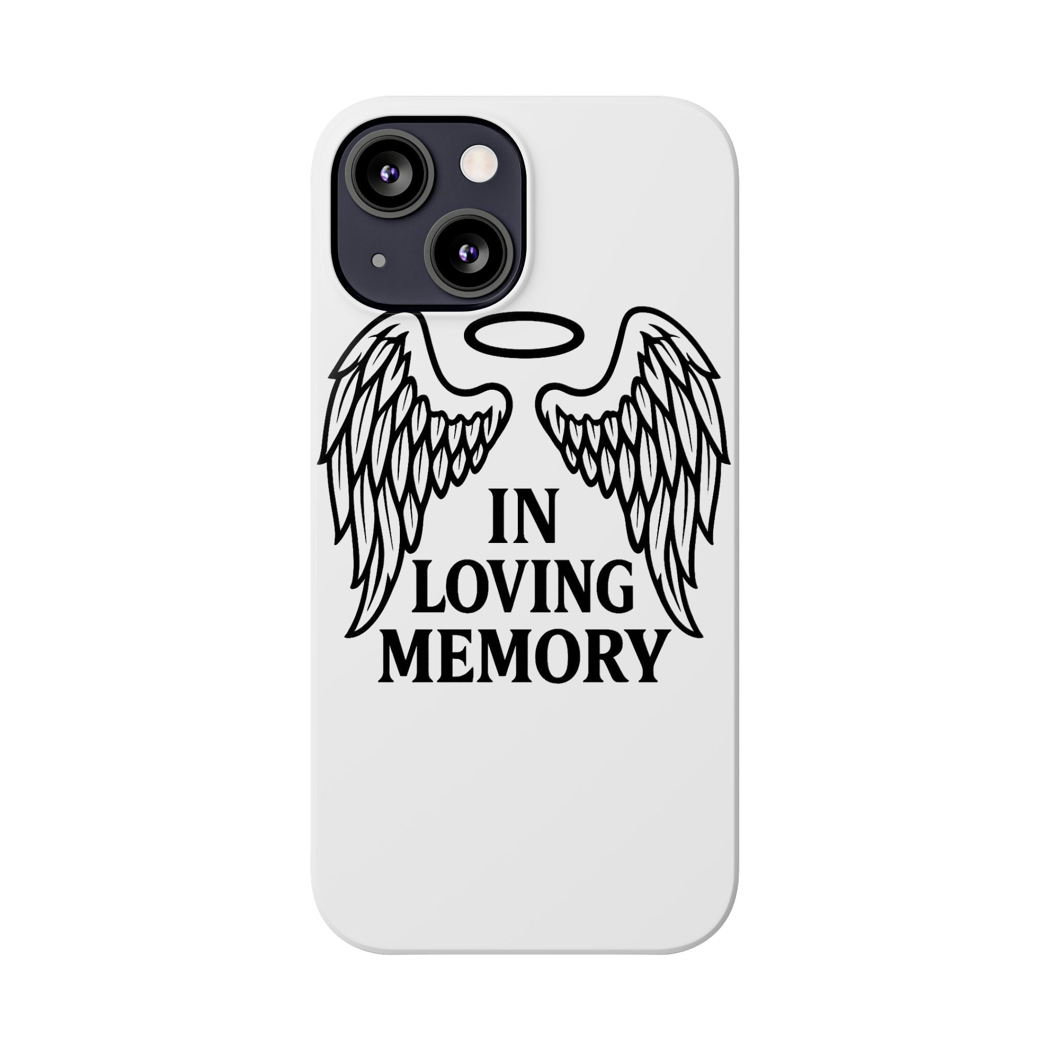 Guardian Angel Wings Phone Case In Loving Memory Sympathy Gift Memorial Remembrance Heaven Spiritual Protection Loss Grief Support