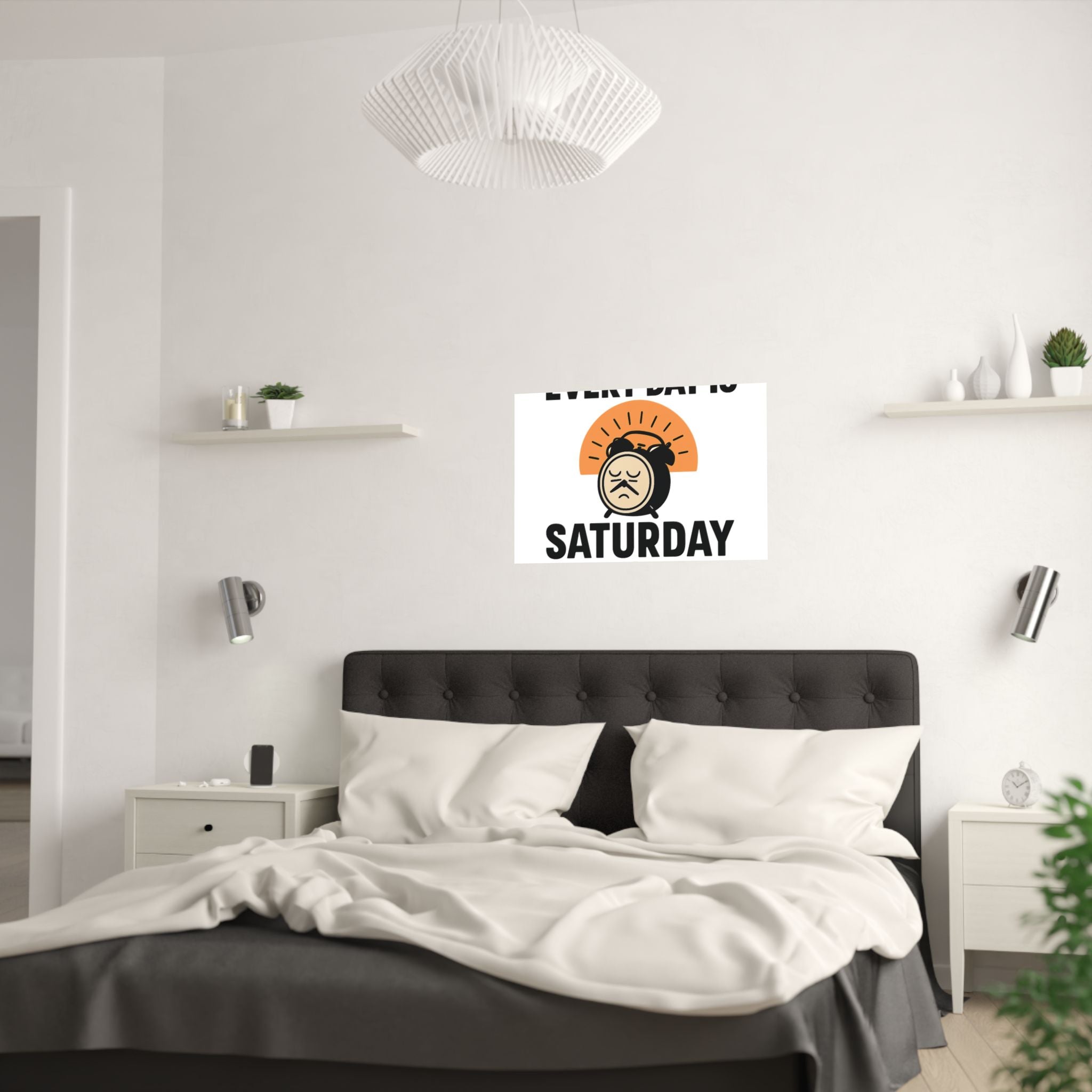 Retirement Gift Every Day is Saturday Now Poster, Funny Retirement Party Decor, Coworker Retirement Gift, Retirement Wall Art