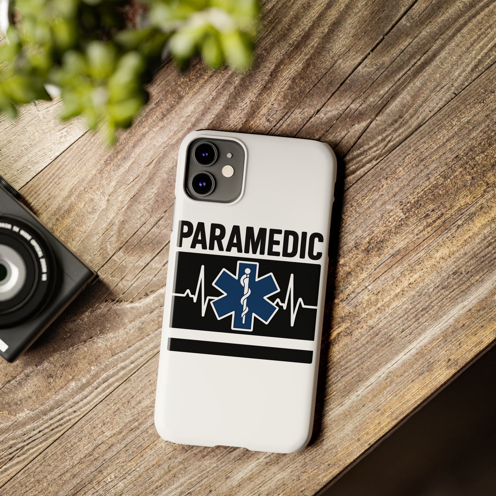 Paramedic Phone Case EMS Gift Heartbeat Star of Life EMT Medical First Responder Thin White Line Hero Appreciation