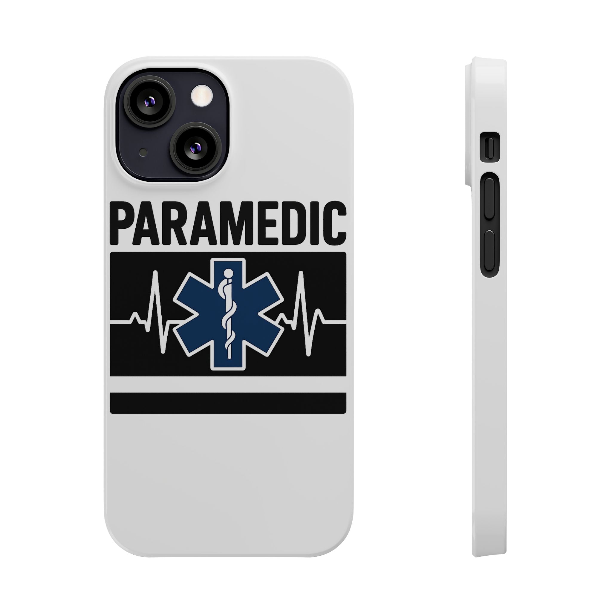Paramedic Phone Case EMS Gift Heartbeat Star of Life EMT Medical First Responder Thin White Line Hero Appreciation