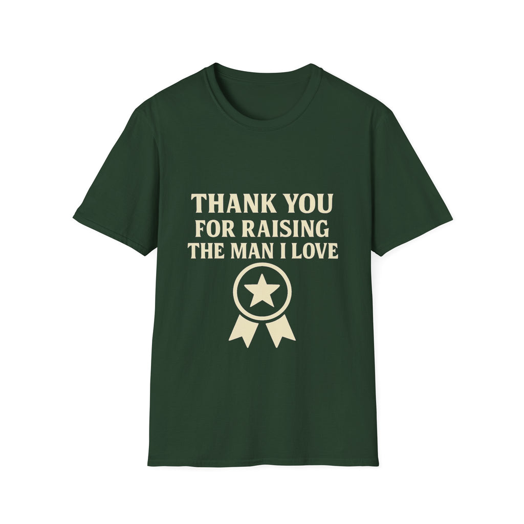 Thank You For Raising The Man I Love Shirt, Mother In Law Gift, Mothers Day Gift From Daughter In Law, MIL Appreciation Tee