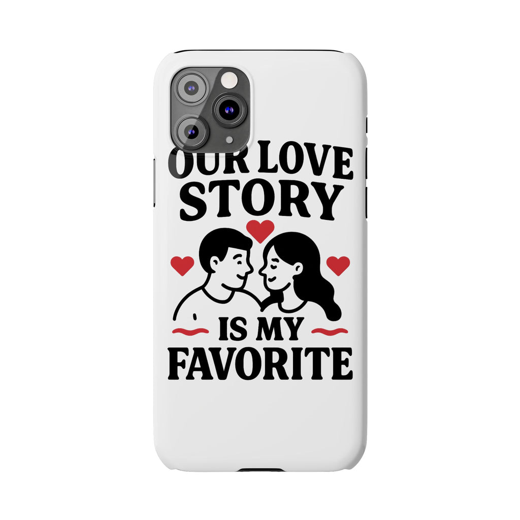 Love Story Phone Case Anniversary Gift for Wife Girlfriend Romantic Quote Couple iPhone Samsung Case Valentine's Day Gift