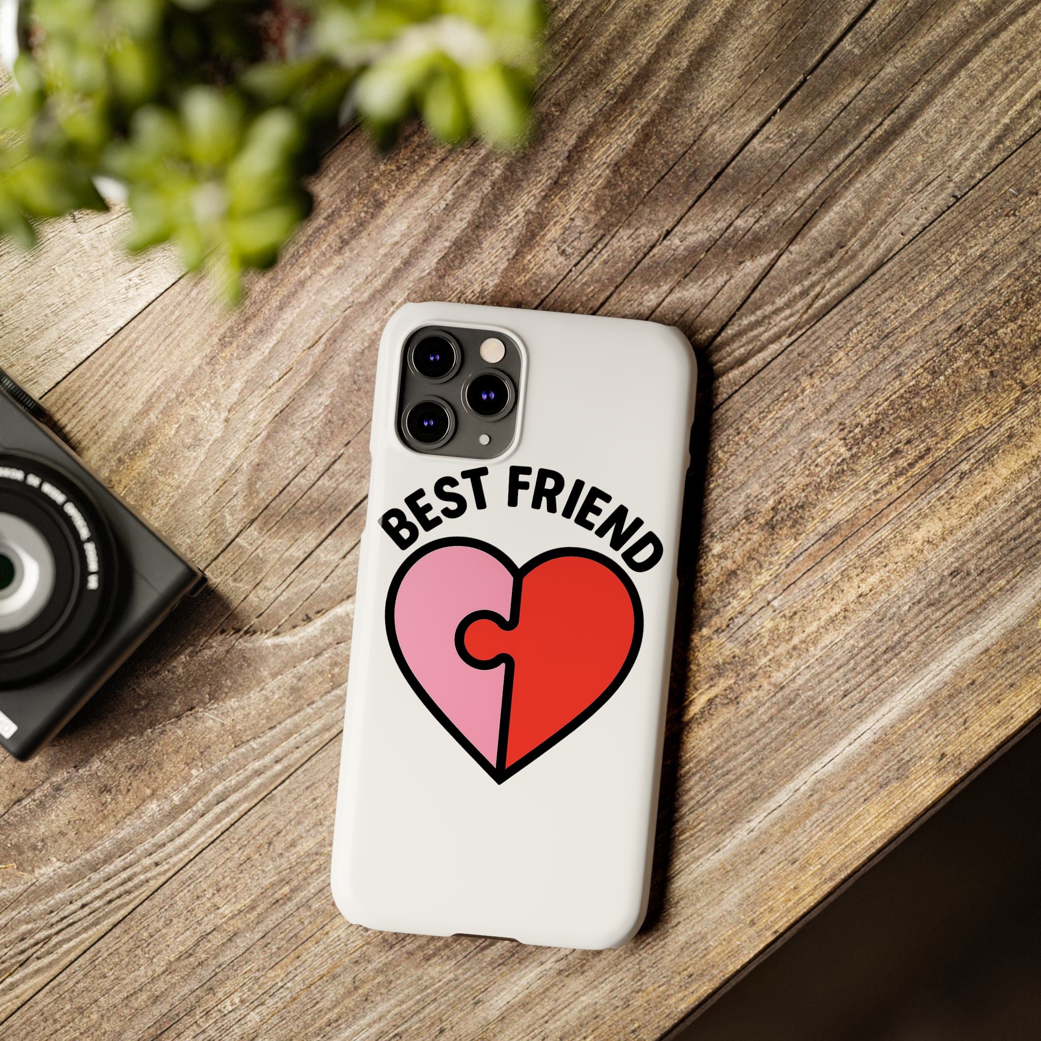 Best Friend Phone Case Set Puzzle Heart Matching BFF Gifts for Besties Friendship Phone Cases Cute Teen Gift for Her