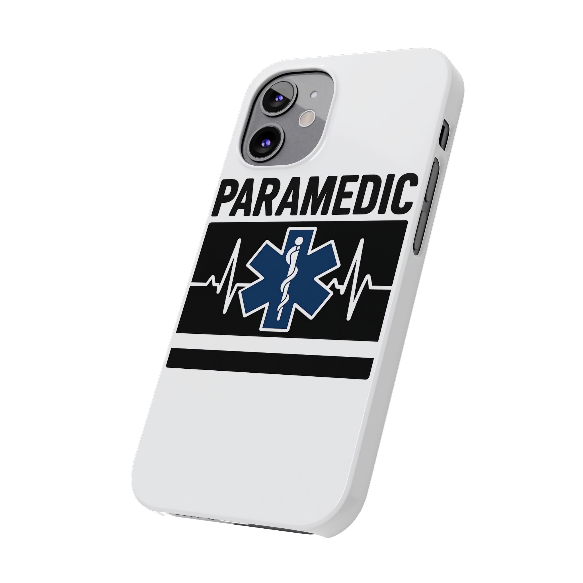 Paramedic Phone Case EMS Gift Heartbeat Star of Life EMT Medical First Responder Thin White Line Hero Appreciation