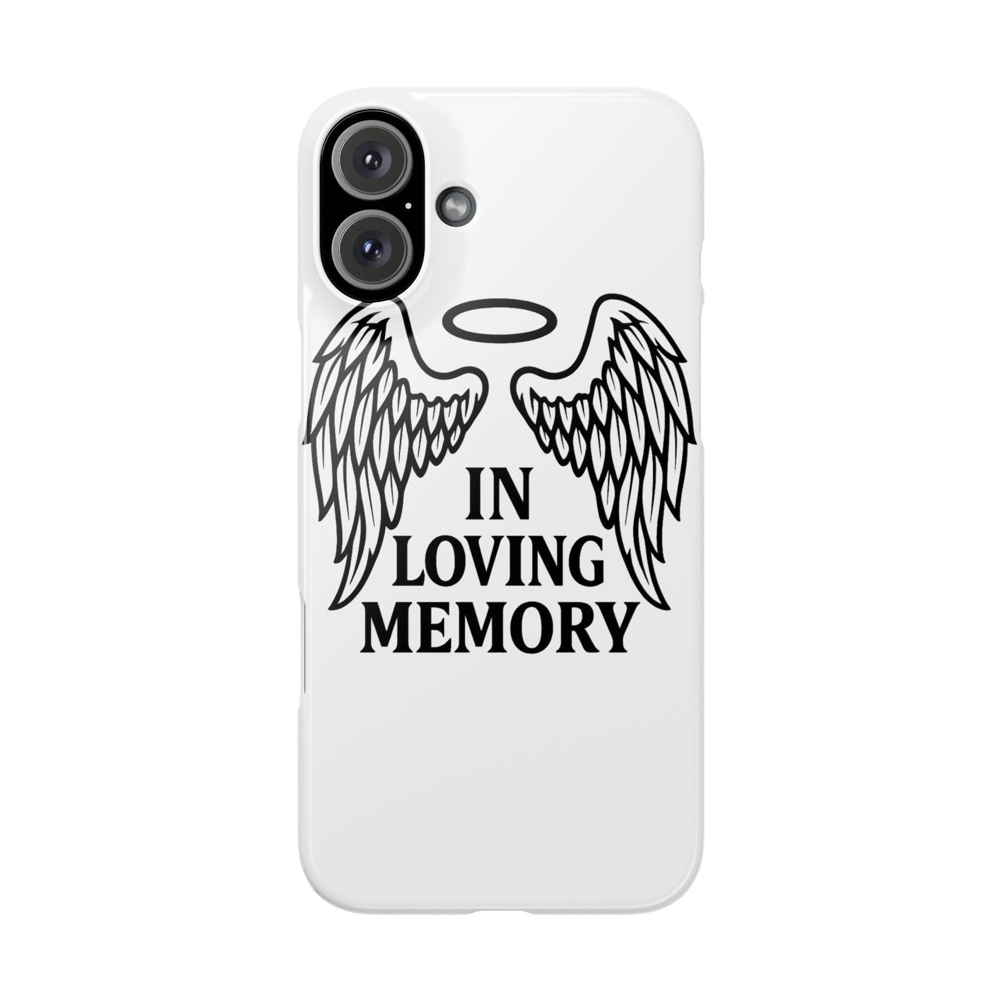 Guardian Angel Wings Phone Case In Loving Memory Sympathy Gift Memorial Remembrance Heaven Spiritual Protection Loss Grief Support