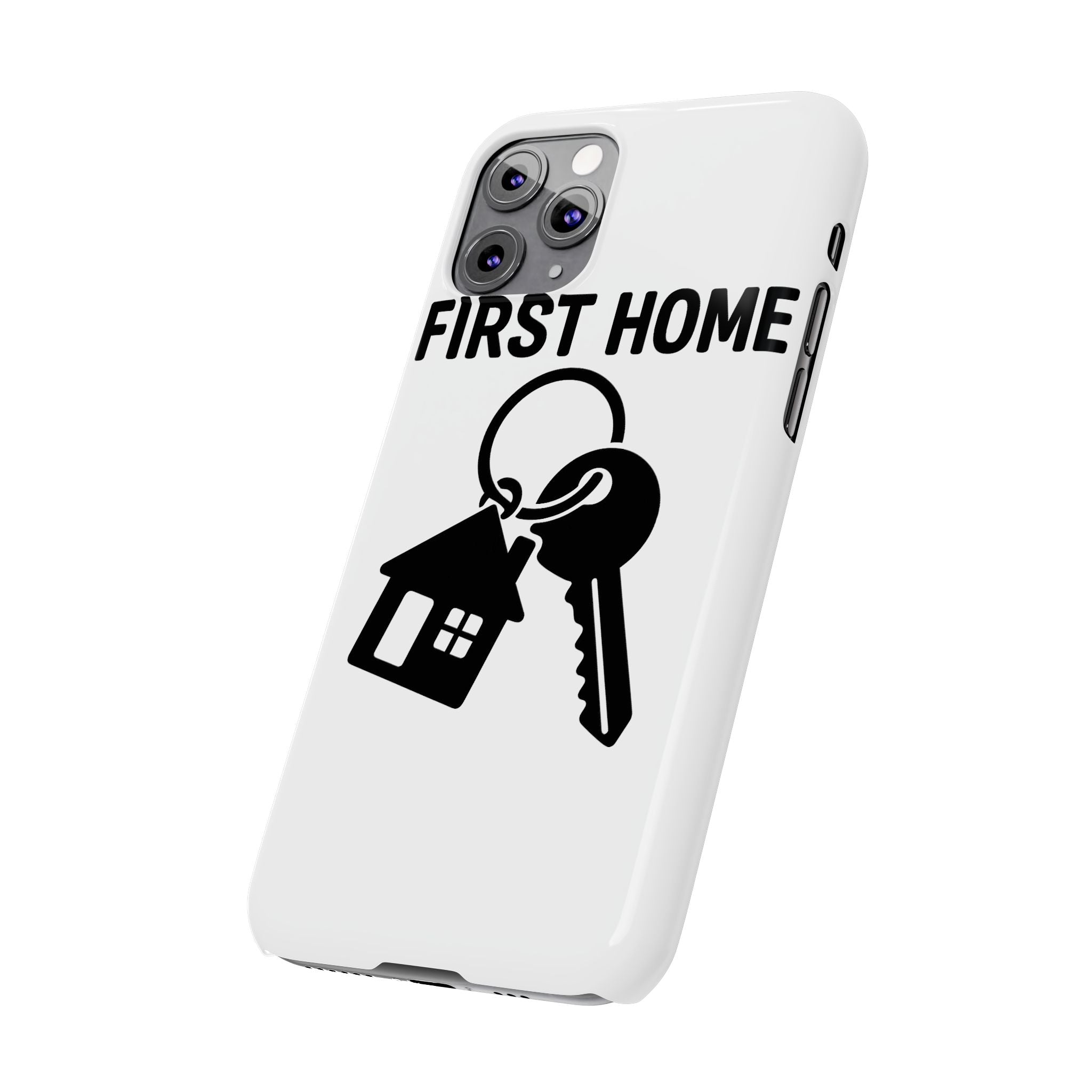 First Home Keys Phone Case, New Homeowner Gift, Housewarming Present, Minimalist House Key Design, First Time Home Buyer Gift
