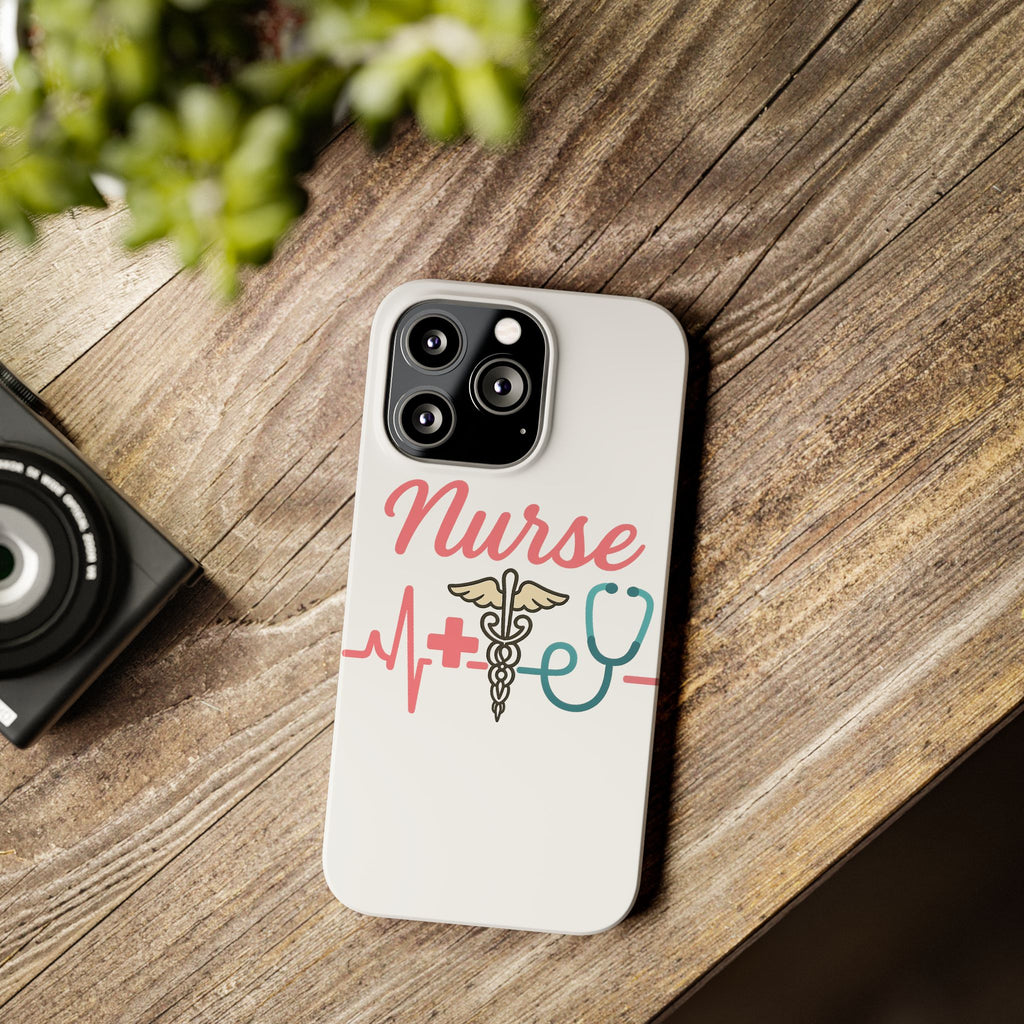 Nurse Phone Case EKG Heartbeat Medical Gift for Nurses RN Nursing Student Appreciation Gift Healthcare Worker iPhone Case