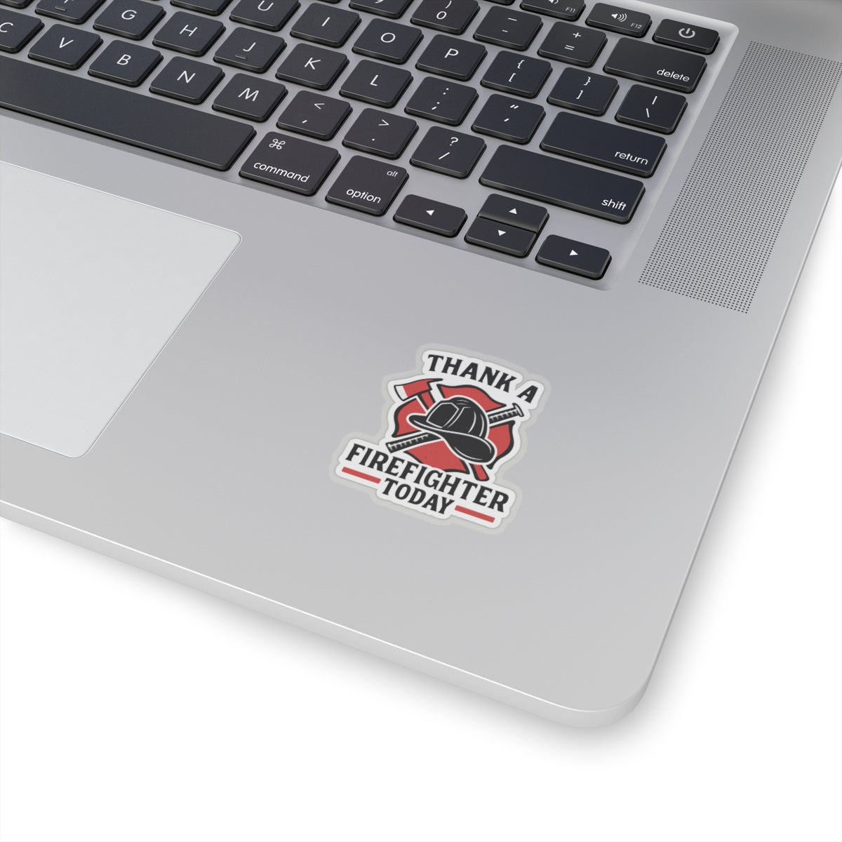 Firefighter Appreciation Sticker, Thank A Firefighter Today Decal, Maltese Cross Fire Department Support Gift, Hero Recognition