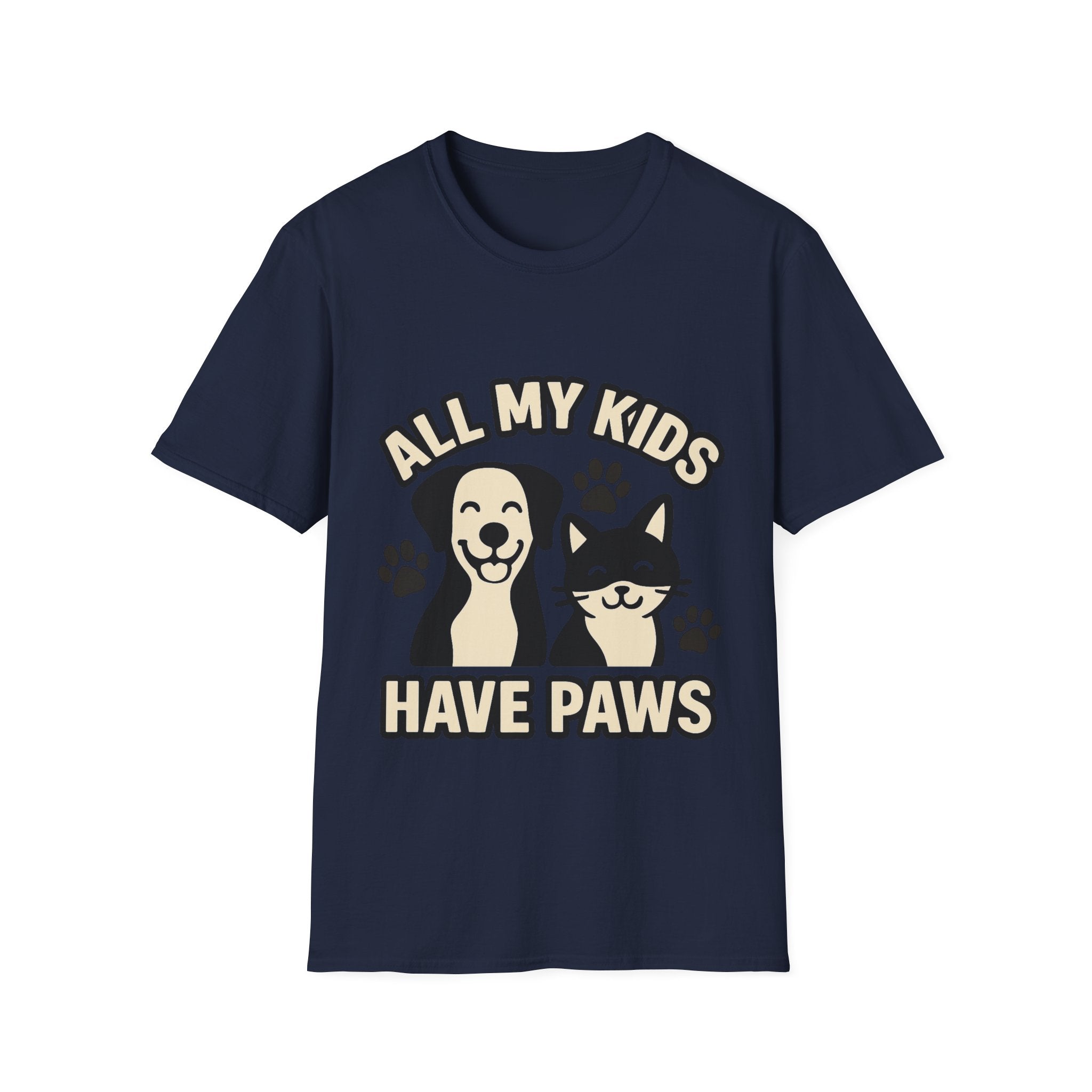 All My Kids Have Paws Shirt, Pet Mom T-Shirt, Dog Mom Cat Mom Gift, Fur Mama Tee, Pet Parent Shirt, Mothers Day Gift for Dog Lover