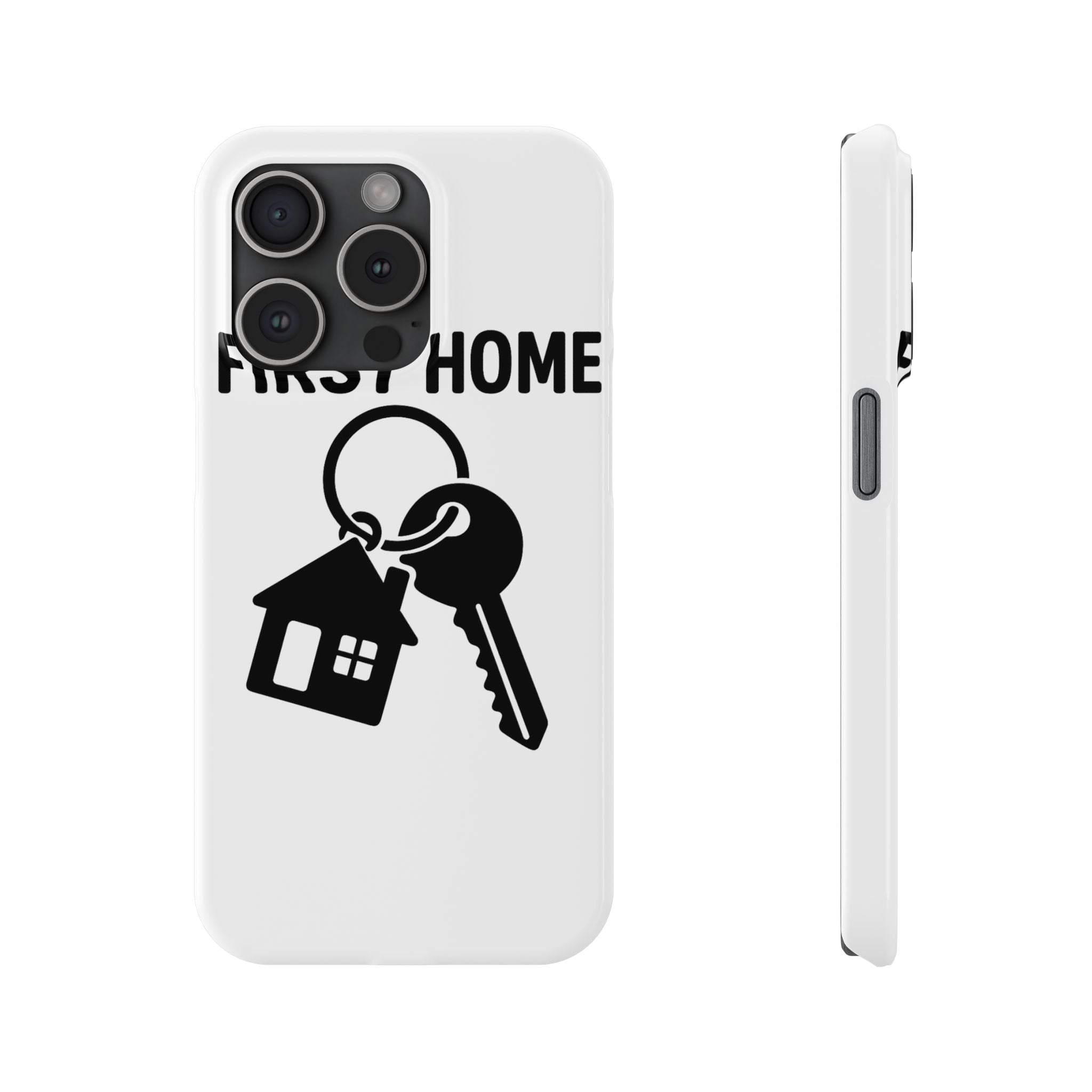 First Home Keys Phone Case, New Homeowner Gift, Housewarming Present, Minimalist House Key Design, First Time Home Buyer Gift