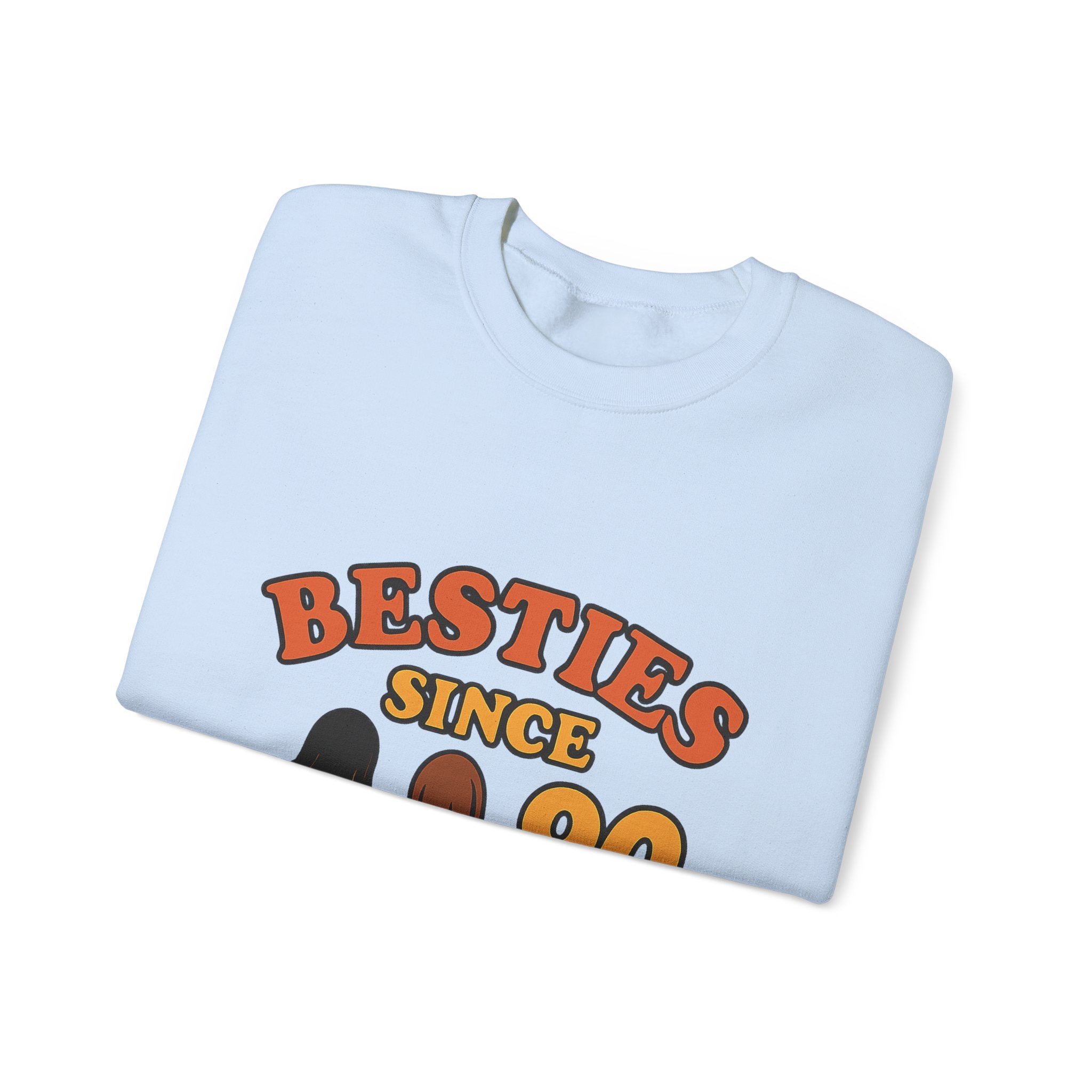 Besties Since Retro Years Sweatshirt 90s Nostalgia Best Friend Gift Friendship Anniversary Vintage Aesthetic Crewneck