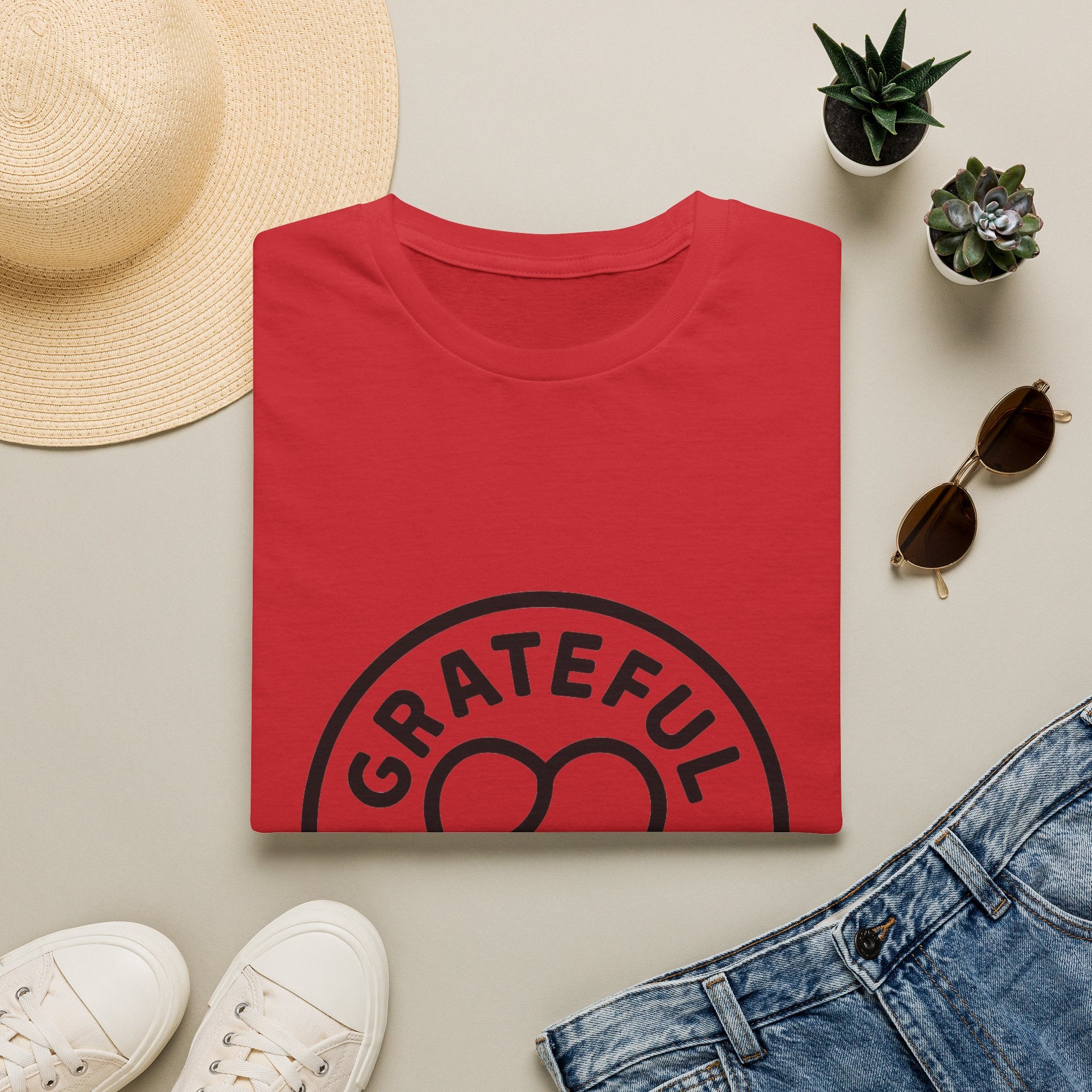 Grateful Heart T-Shirt, Minimalist Line Art Gratitude Shirt, Wellness Tee, Mindfulness Gift, Positive Affirmation Clothing