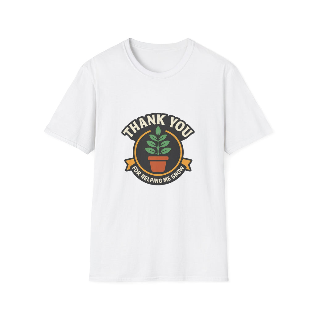 Thank You for Helping Me Grow Teacher Appreciation Shirt Plant Lady Gift Teacher Week Tee Mentor Gift End of Year Teacher Gift