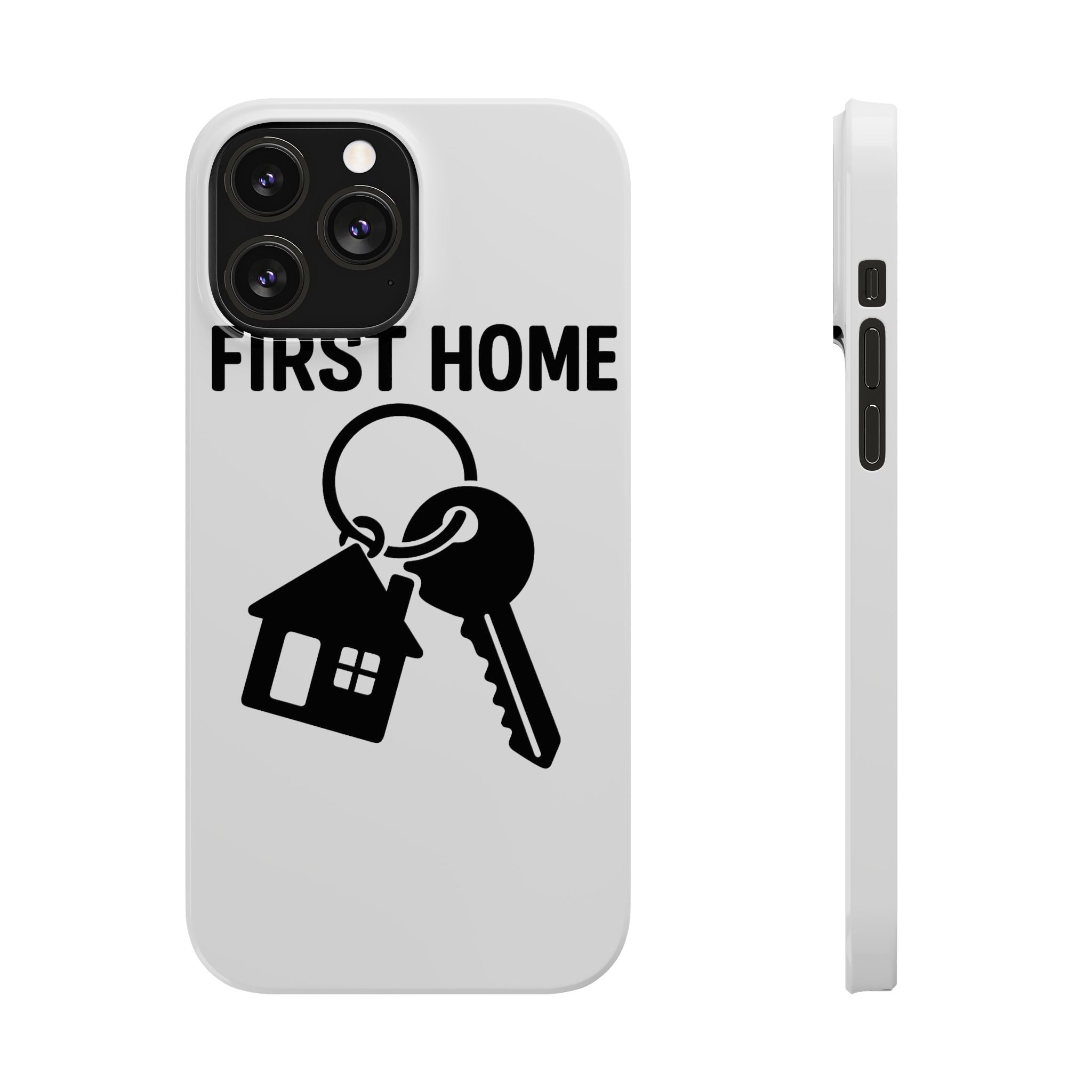 First Home Keys Phone Case, New Homeowner Gift, Housewarming Present, Minimalist House Key Design, First Time Home Buyer Gift