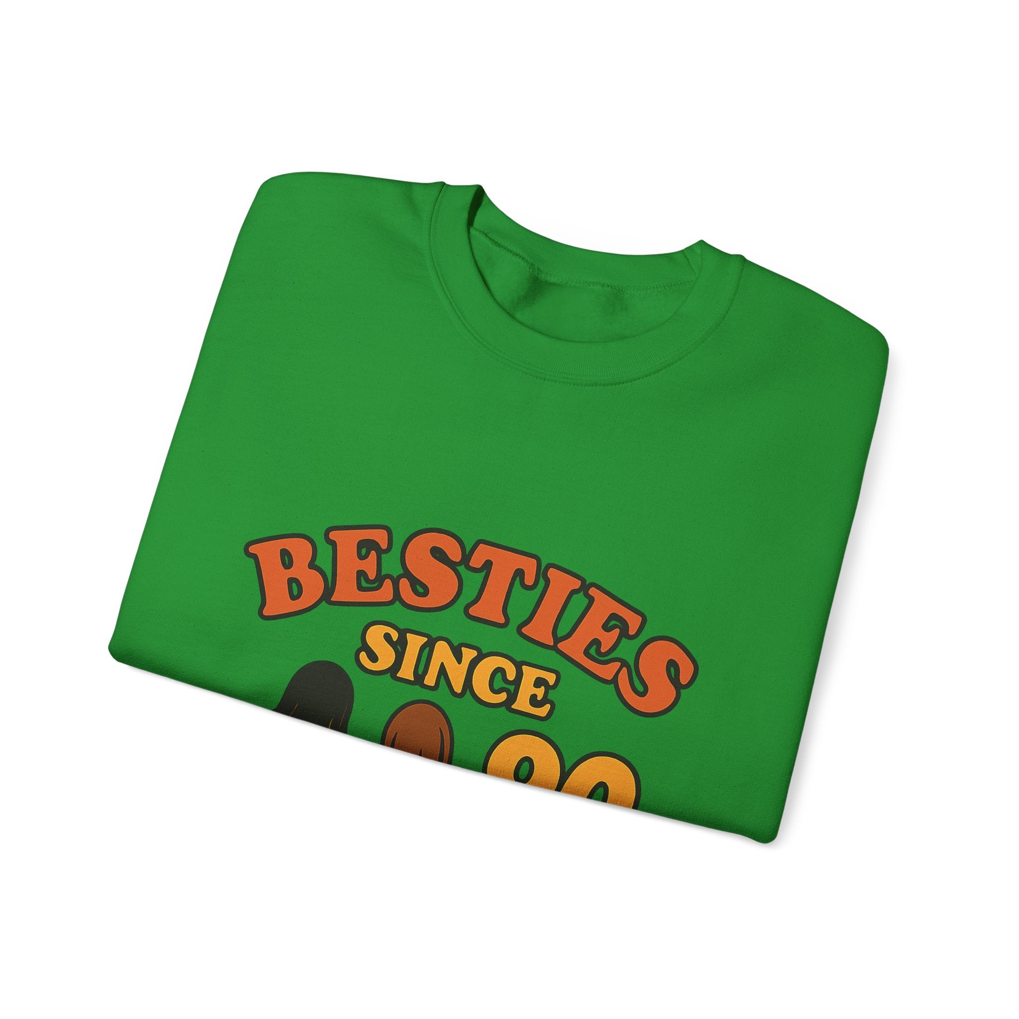 Besties Since Retro Years Sweatshirt 90s Nostalgia Best Friend Gift Friendship Anniversary Vintage Aesthetic Crewneck