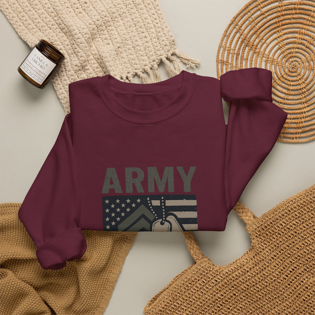 Army Strong Dad Sweatshirt, Military Father's Day Gift, Active Duty Dad Shirt, Army Dad Appreciation, Patriotic Military Family