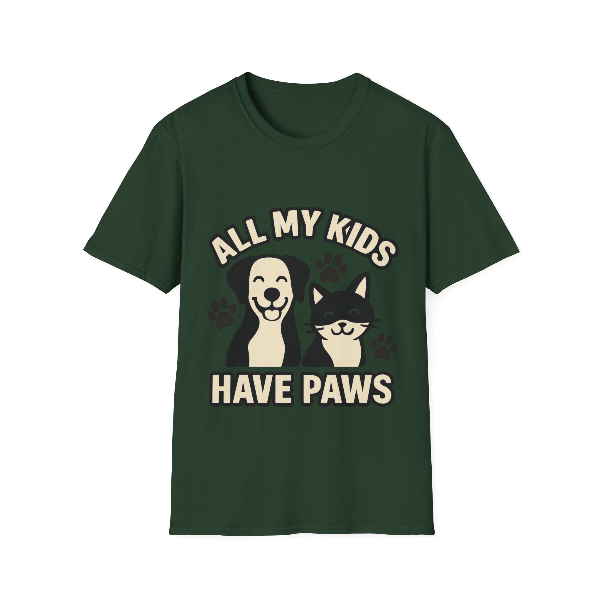 All My Kids Have Paws Shirt, Pet Mom T-Shirt, Dog Mom Cat Mom Gift, Fur Mama Tee, Pet Parent Shirt, Mothers Day Gift for Dog Lover
