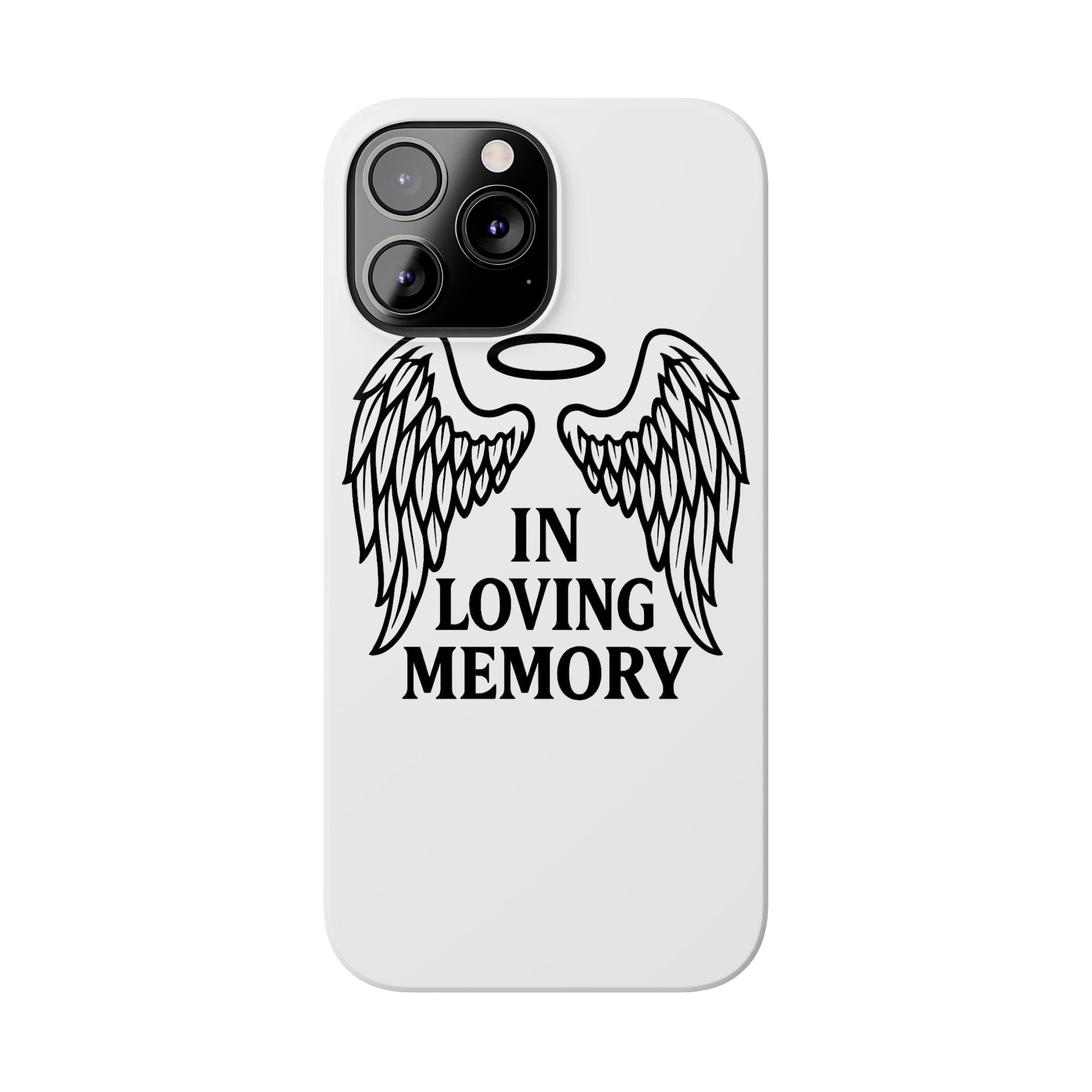 Guardian Angel Wings Phone Case In Loving Memory Sympathy Gift Memorial Remembrance Heaven Spiritual Protection Loss Grief Support