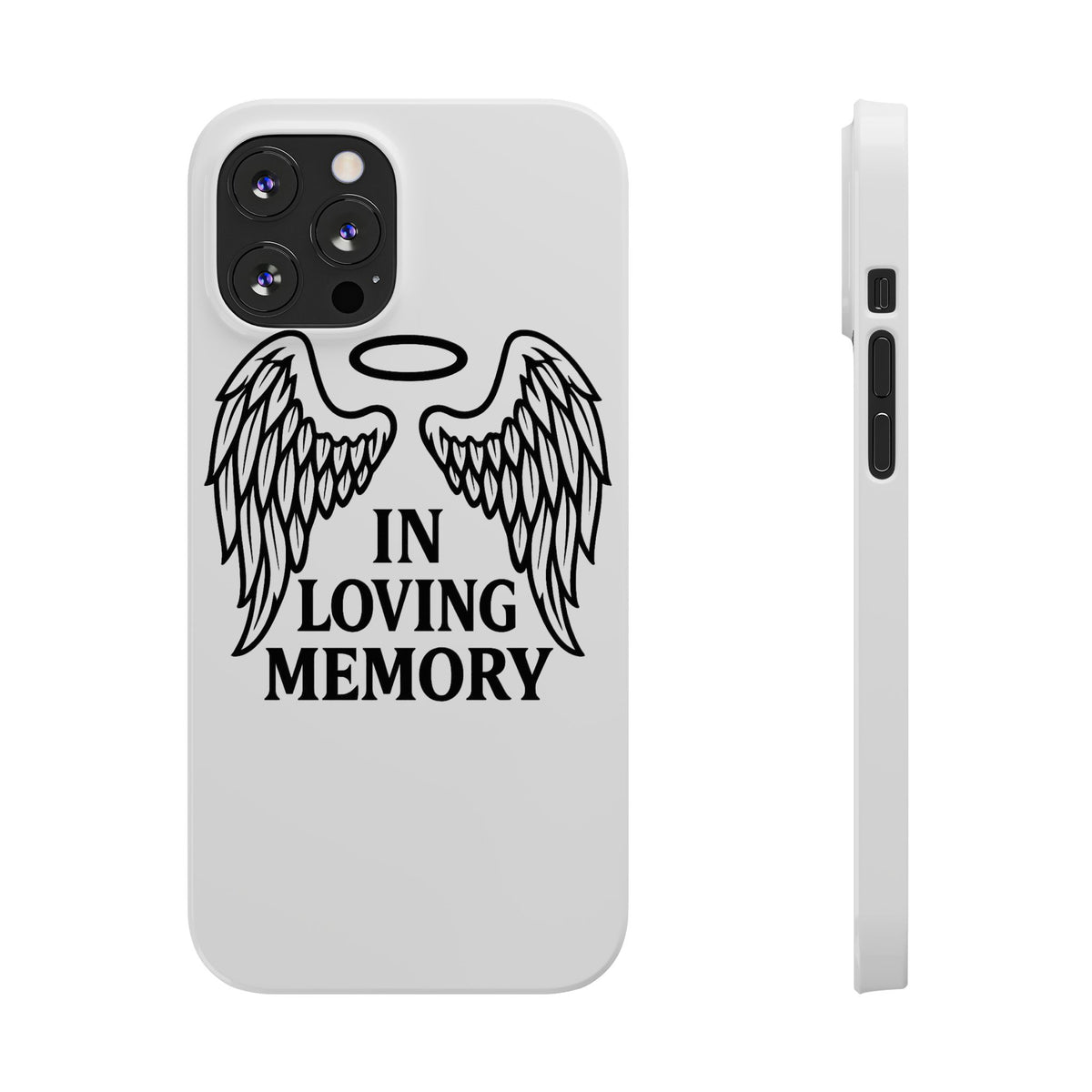 Guardian Angel Wings Phone Case In Loving Memory Sympathy Gift Memorial Remembrance Heaven Spiritual Protection Loss Grief Support