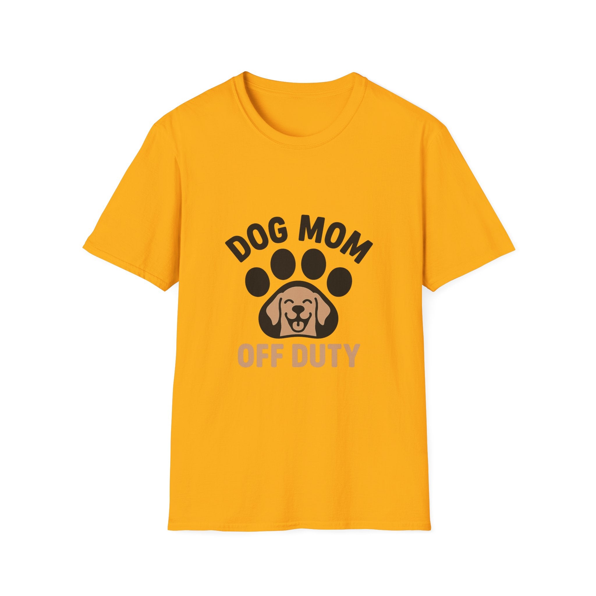 Dog Mom Off Duty Shirt, Dog Lover Gift, Paw Print T-Shirt, Dog Mom Tee, Funny Dog Owner Shirt, Dog Mama Clothing, Pet Parent