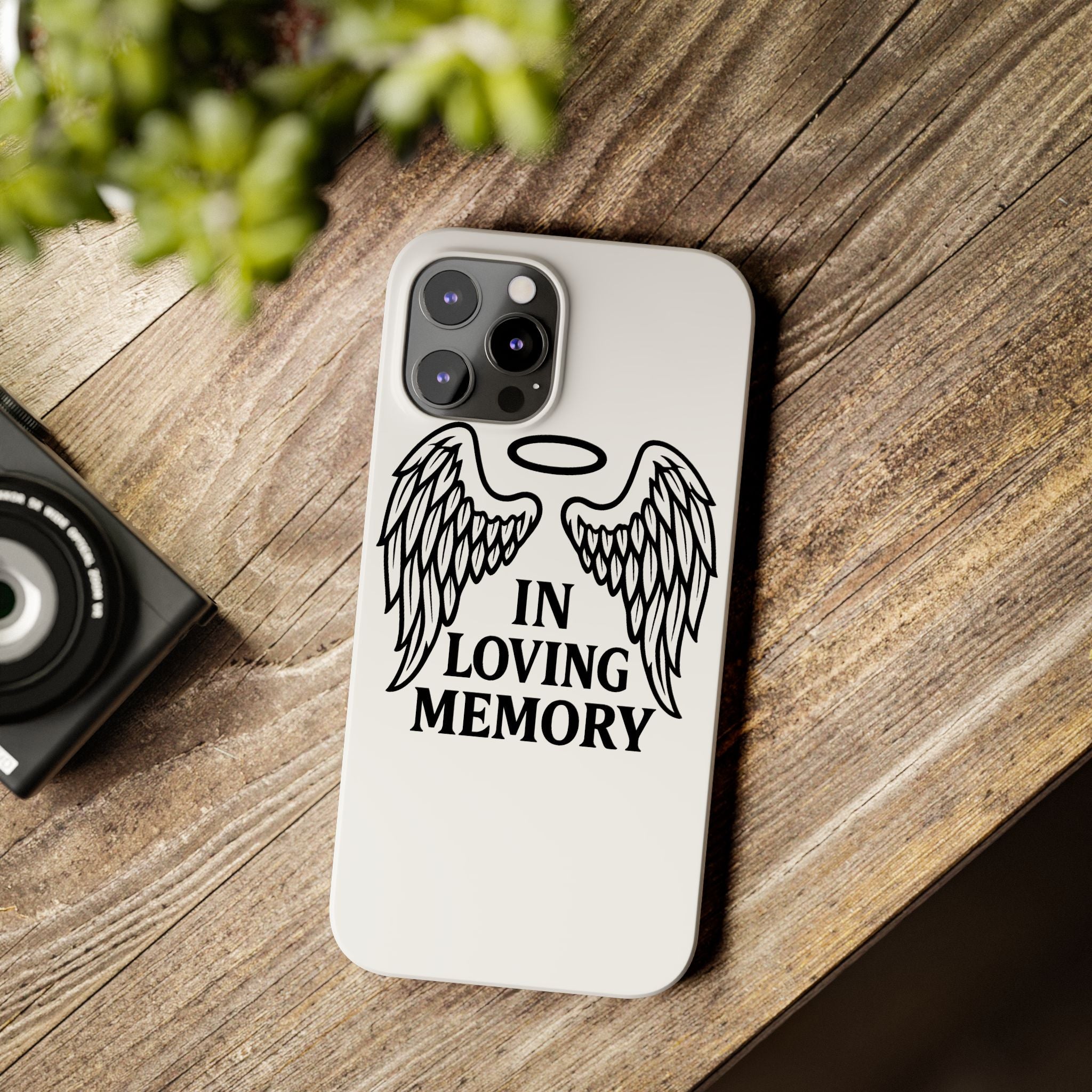Guardian Angel Wings Phone Case In Loving Memory Sympathy Gift Memorial Remembrance Heaven Spiritual Protection Loss Grief Support