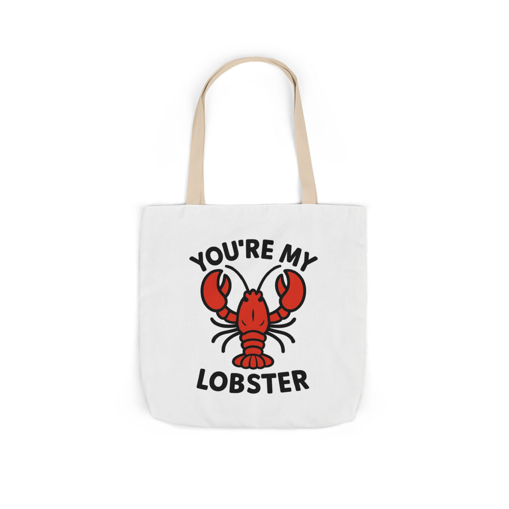 You're My Lobster Tote Bag Friends TV Show Gift Couples Anniversary Boyfriend Girlfriend Soulmate Quote Canvas Beach Bag