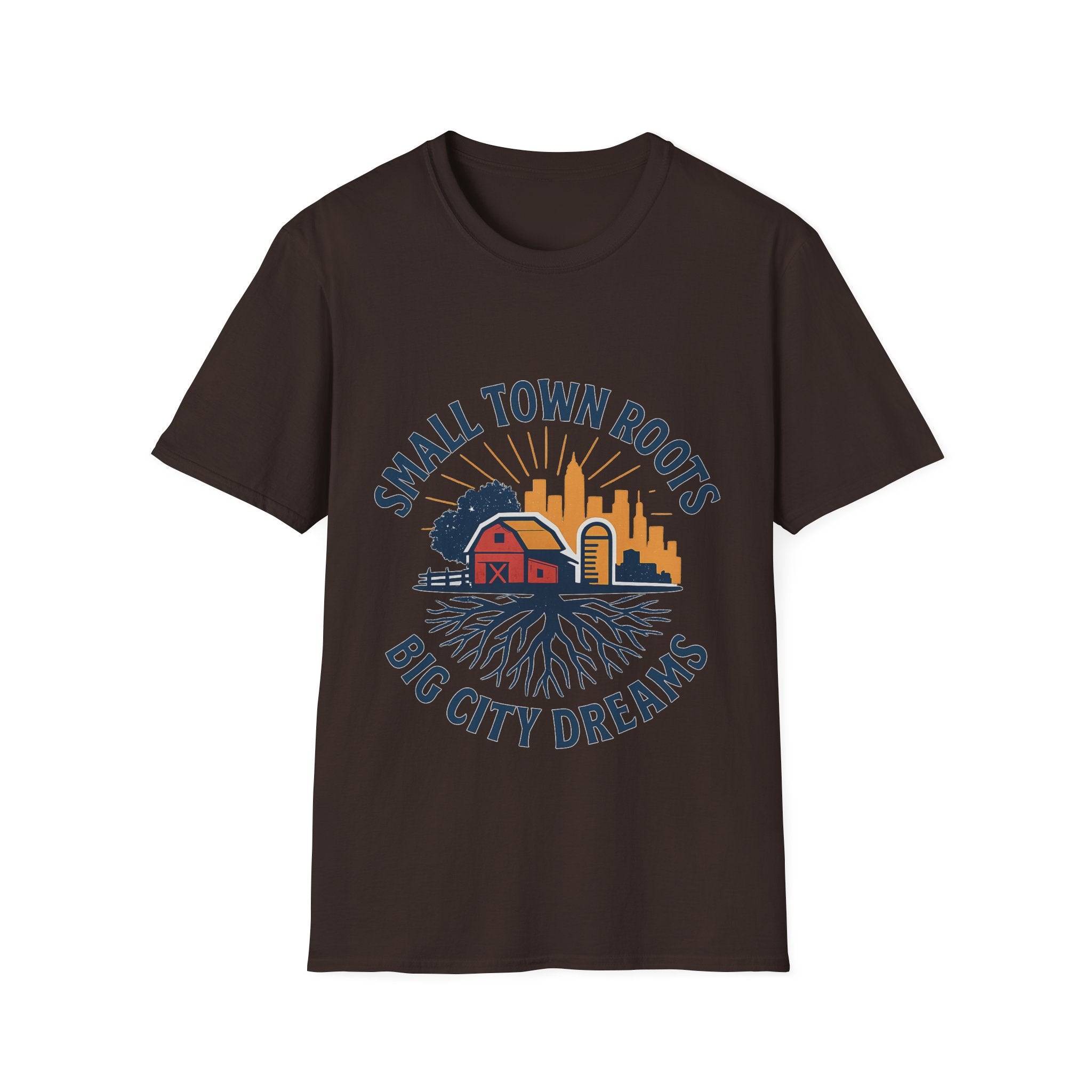 Small Town Roots Big City Dreams Shirt, Hometown Pride Tee, Vintage Americana Tshirt, Country Girl Gift, Small Town Pride