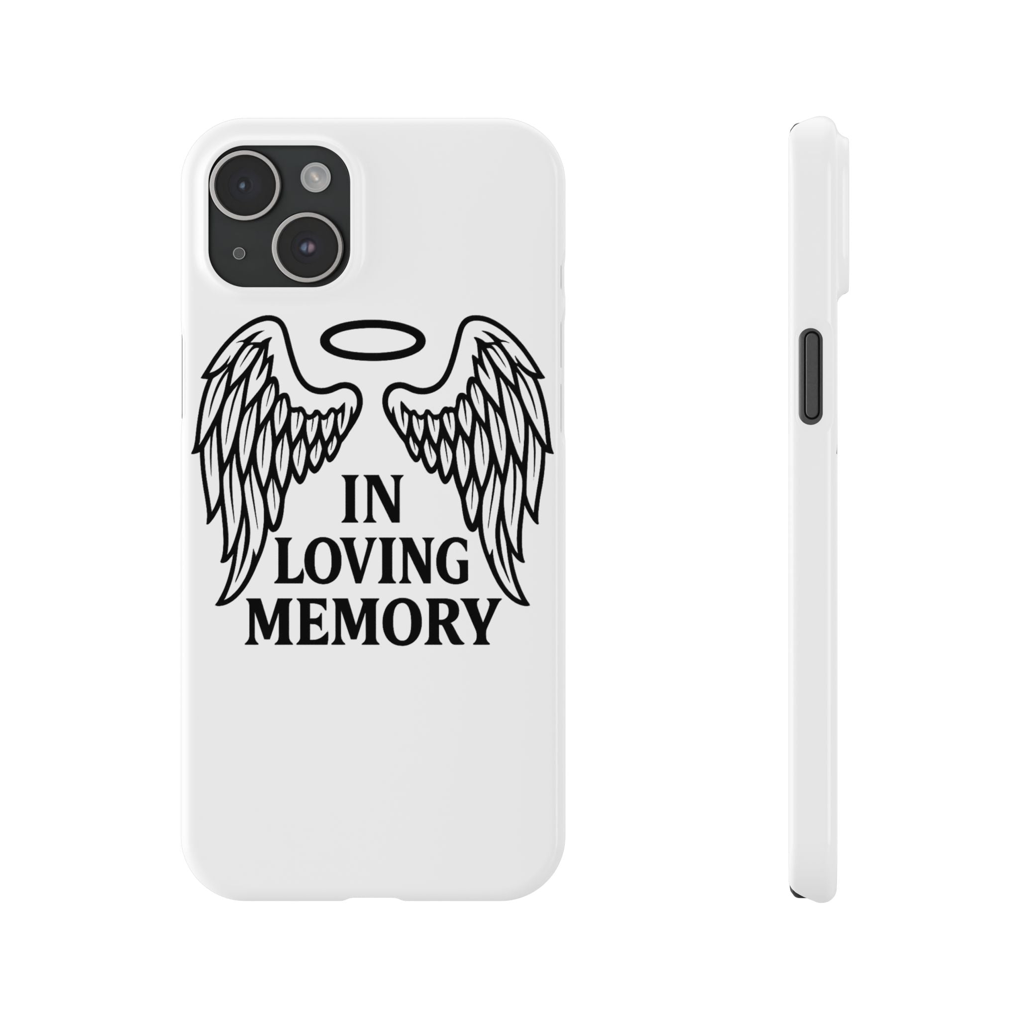 Guardian Angel Wings Phone Case In Loving Memory Sympathy Gift Memorial Remembrance Heaven Spiritual Protection Loss Grief Support