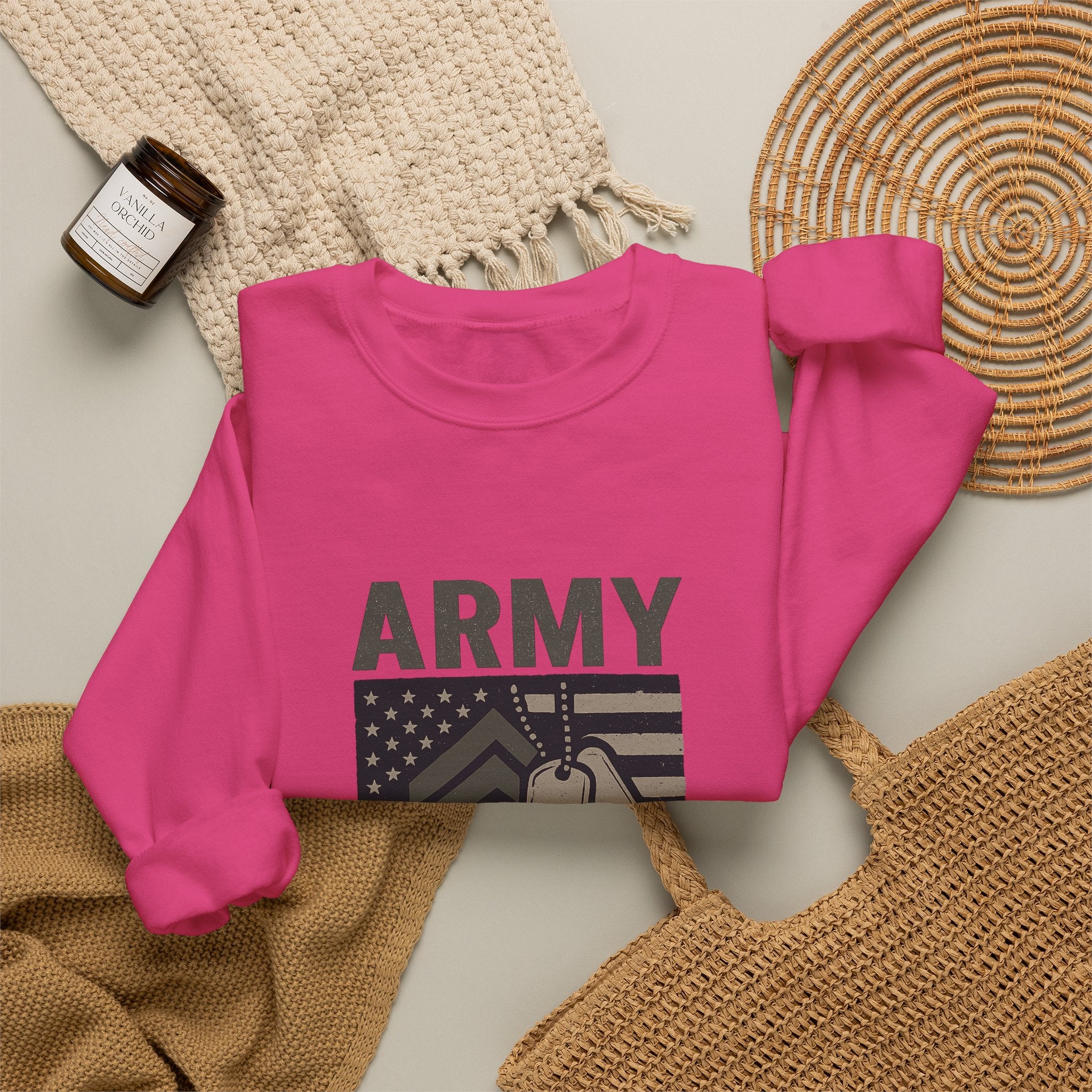Army Strong Dad Sweatshirt, Military Father's Day Gift, Active Duty Dad Shirt, Army Dad Appreciation, Patriotic Military Family