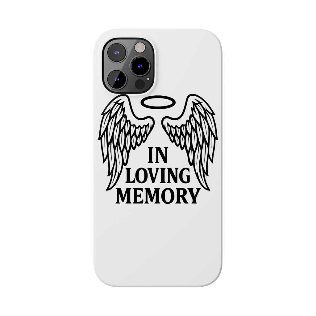 Guardian Angel Wings Phone Case In Loving Memory Sympathy Gift Memorial Remembrance Heaven Spiritual Protection Loss Grief Support