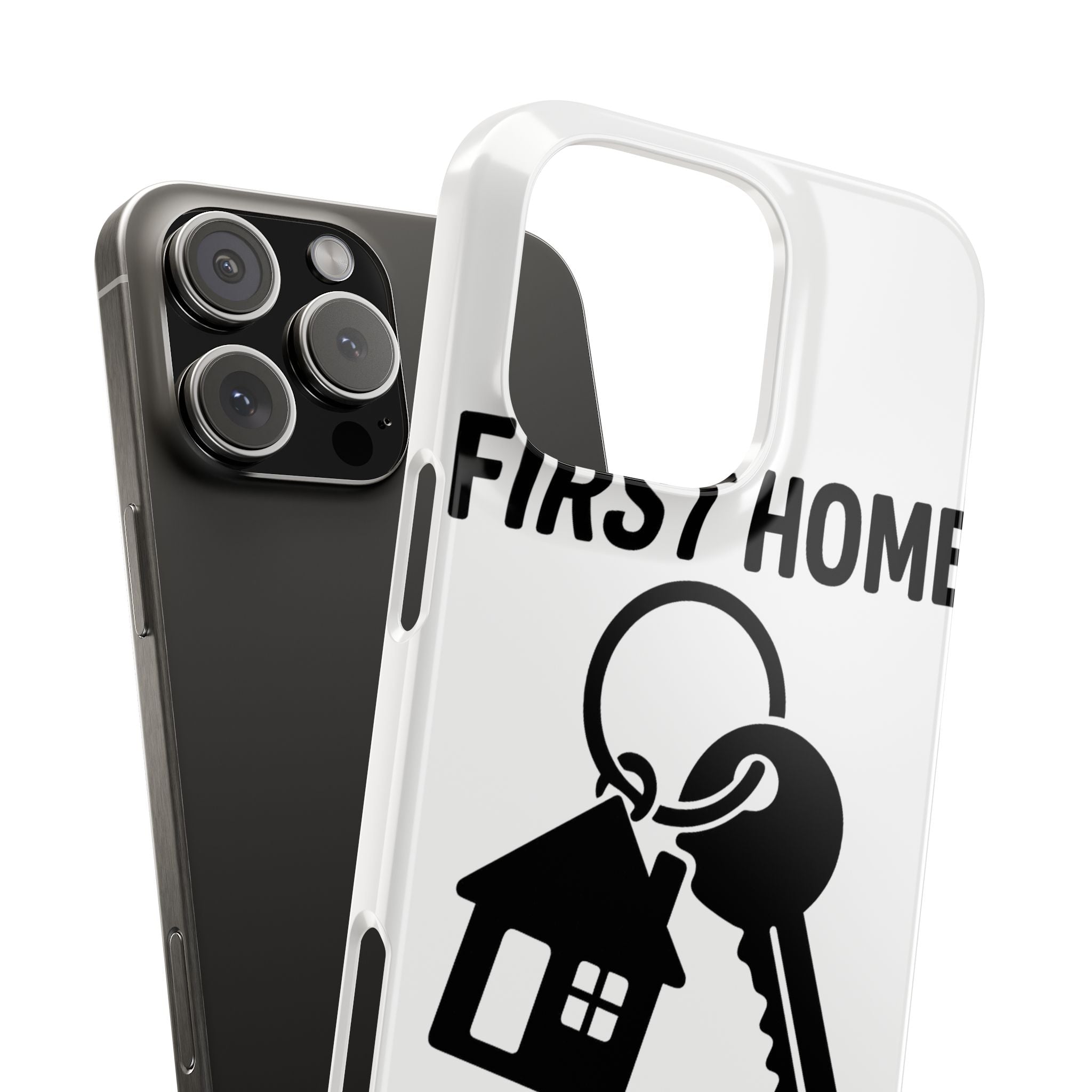 First Home Keys Phone Case, New Homeowner Gift, Housewarming Present, Minimalist House Key Design, First Time Home Buyer Gift