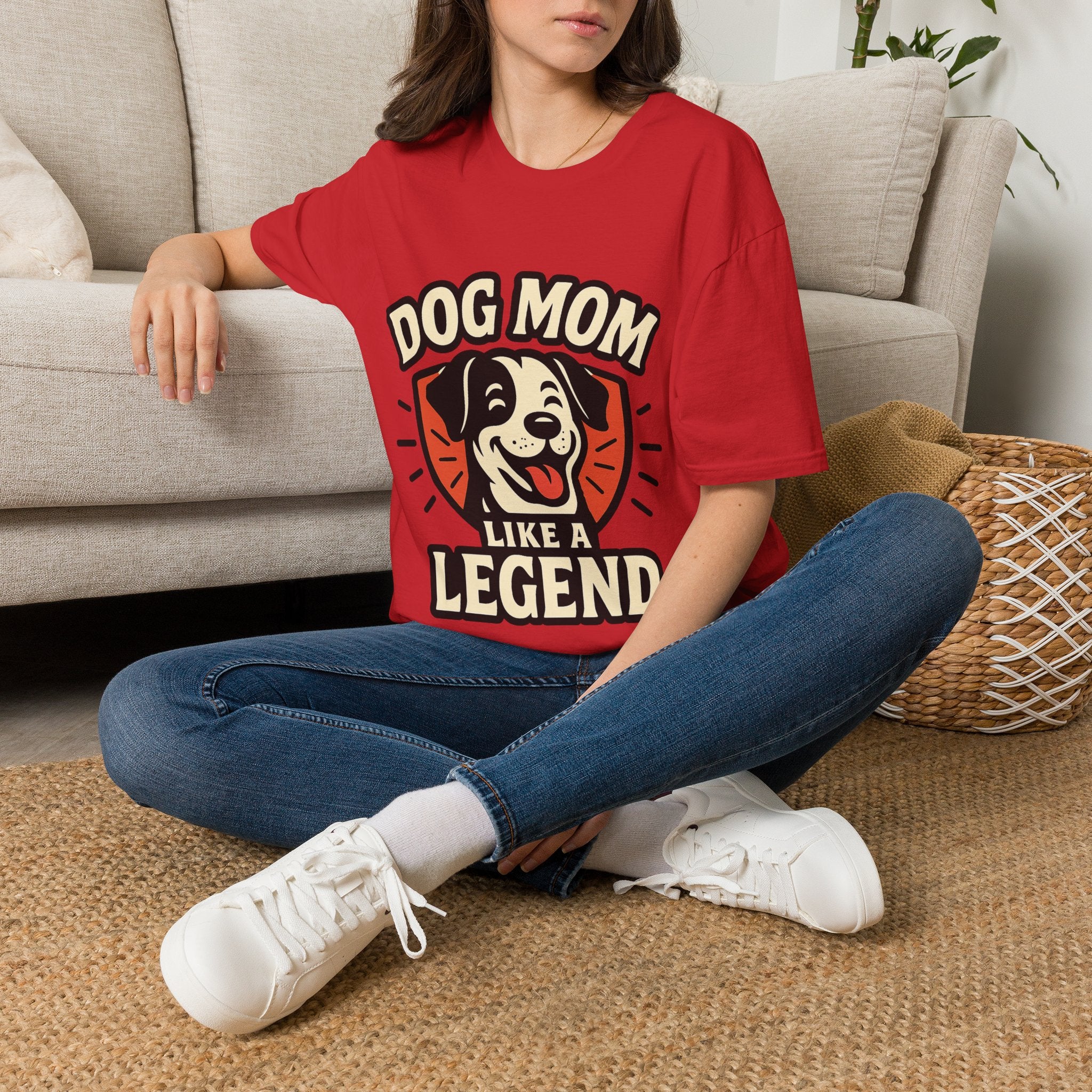 Dog Mom Shirt, Funny Dog Mom Gift, Dog Mama T-Shirt, Dog Lover Gift, Mother's Day Gift for Dog Mom, Crazy Dog Lady Tee