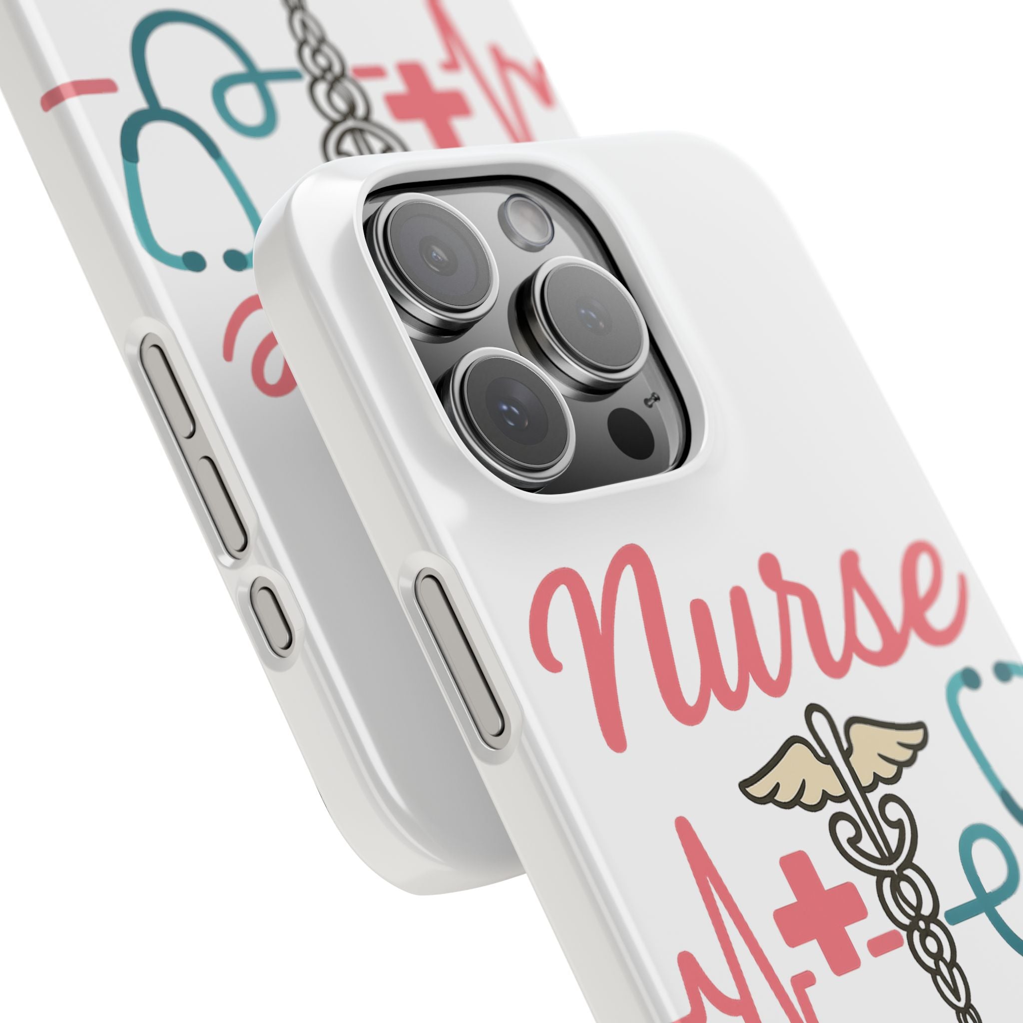 Nurse Phone Case EKG Heartbeat Medical Gift for Nurses RN Nursing Student Appreciation Gift Healthcare Worker iPhone Case