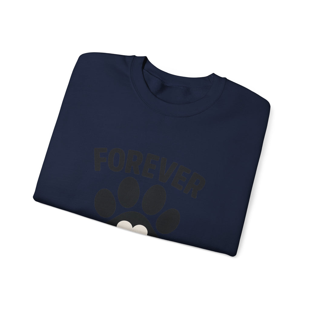 Pet Memorial Sweatshirt Forever in My Heart Paw Print Dog Cat Loss Remembrance Gift Sympathy Comfort Shirt Pet Loss Gift