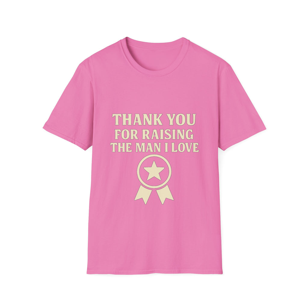 Thank You For Raising The Man I Love Shirt, Mother In Law Gift, Mothers Day Gift From Daughter In Law, MIL Appreciation Tee