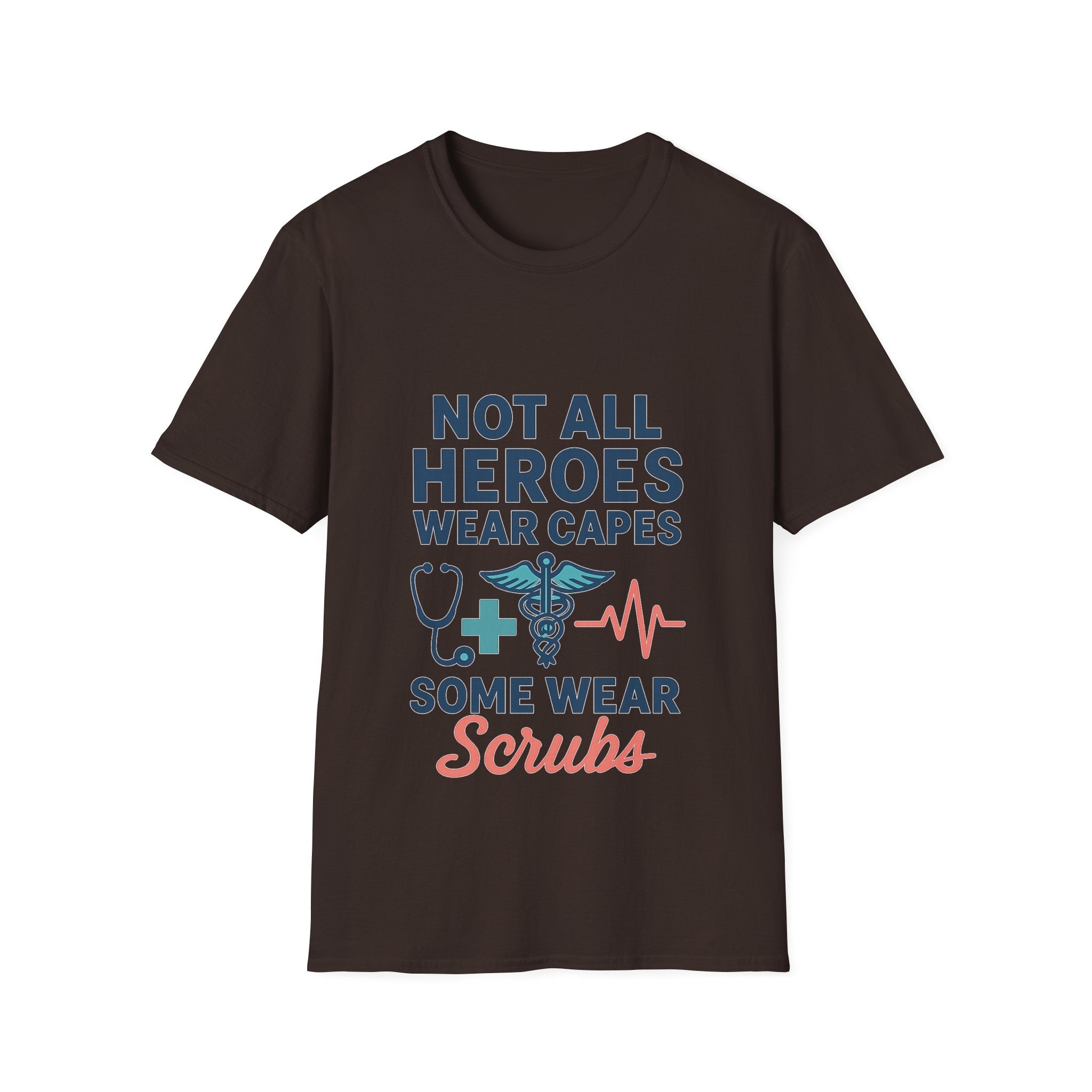 Not All Heroes Wear Capes Some Wear Scrubs Nurse Shirt, Nurse Appreciation Week Gift, Nurse Thank You Tee, Medical Worker Hero