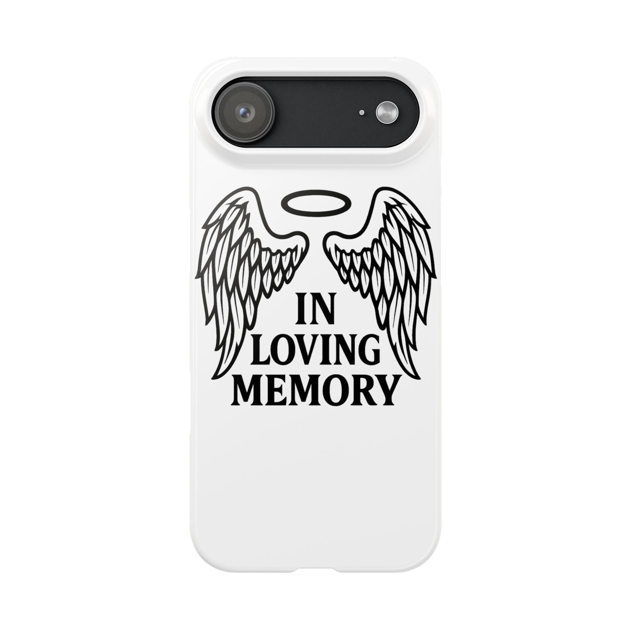 Guardian Angel Wings Phone Case In Loving Memory Sympathy Gift Memorial Remembrance Heaven Spiritual Protection Loss Grief Support