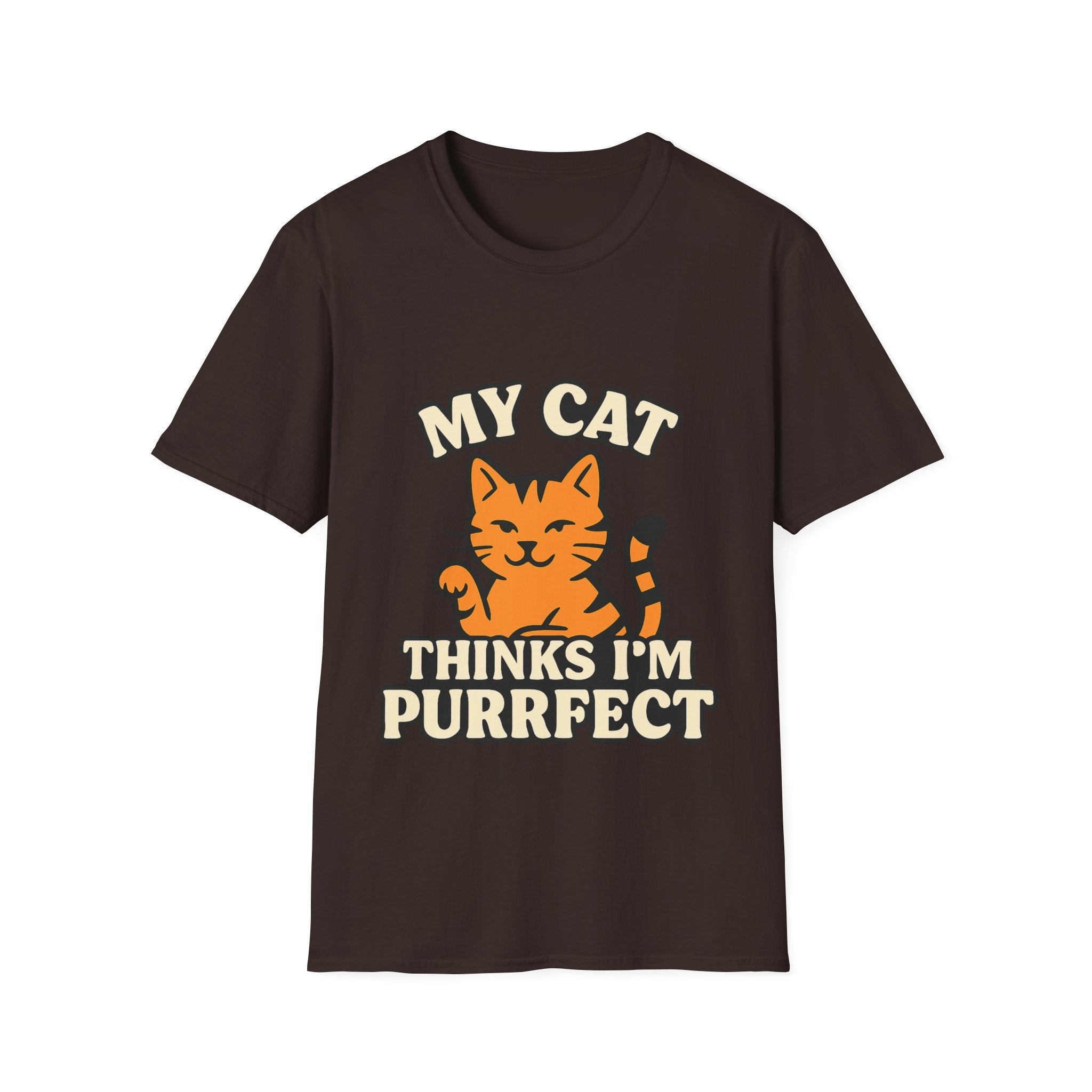 Cat Lover Shirt, My Cat Thinks I'm Purrfect T-Shirt, Funny Cat Owner Gift, Cat Mom Tee, Cat Dad Shirt, Crazy Cat Lady