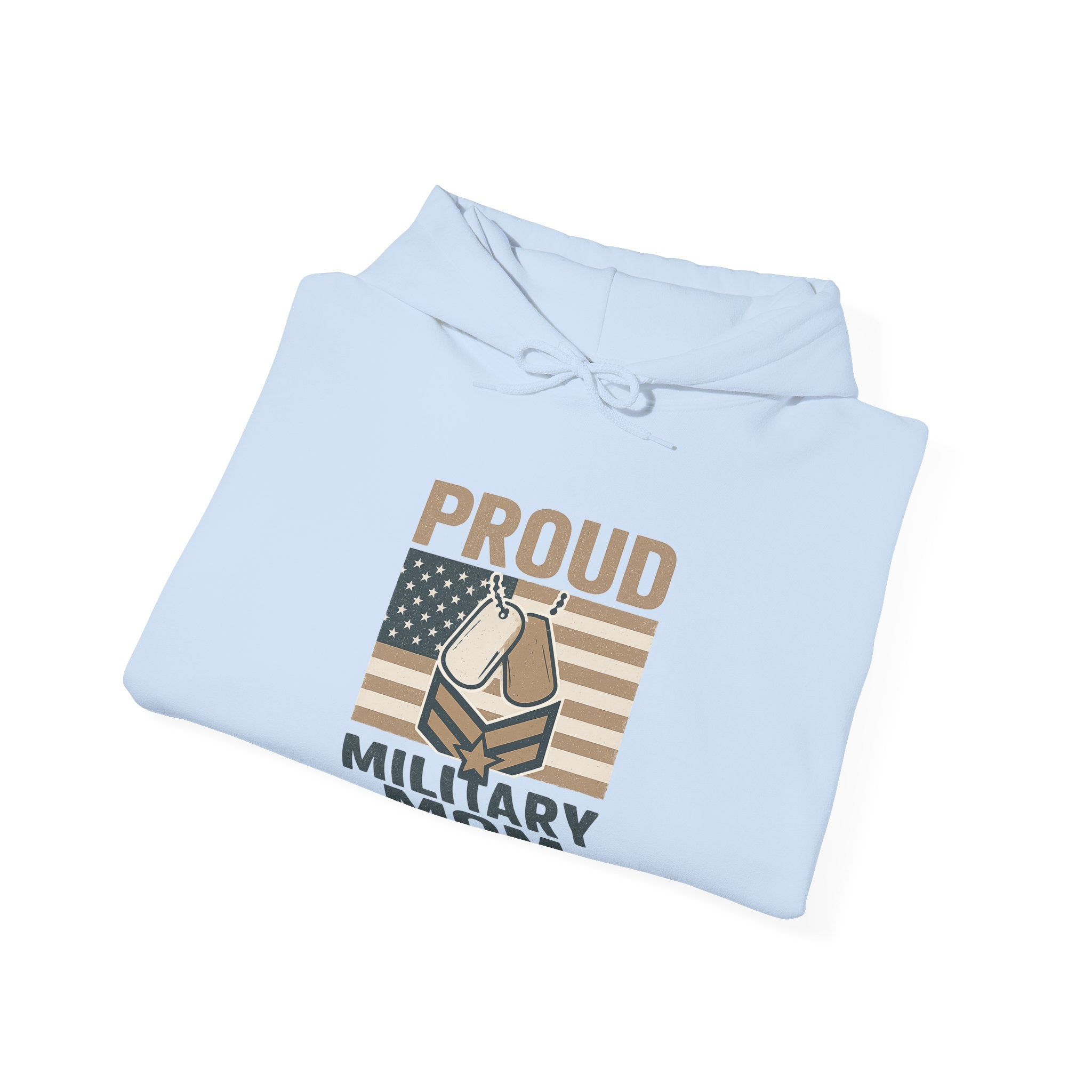 Proud Military Mom Hoodie, Strong Heart Army Mom Gift, Navy Mom Sweatshirt, Air Force Marine Mom, Service Member Mother Apparel