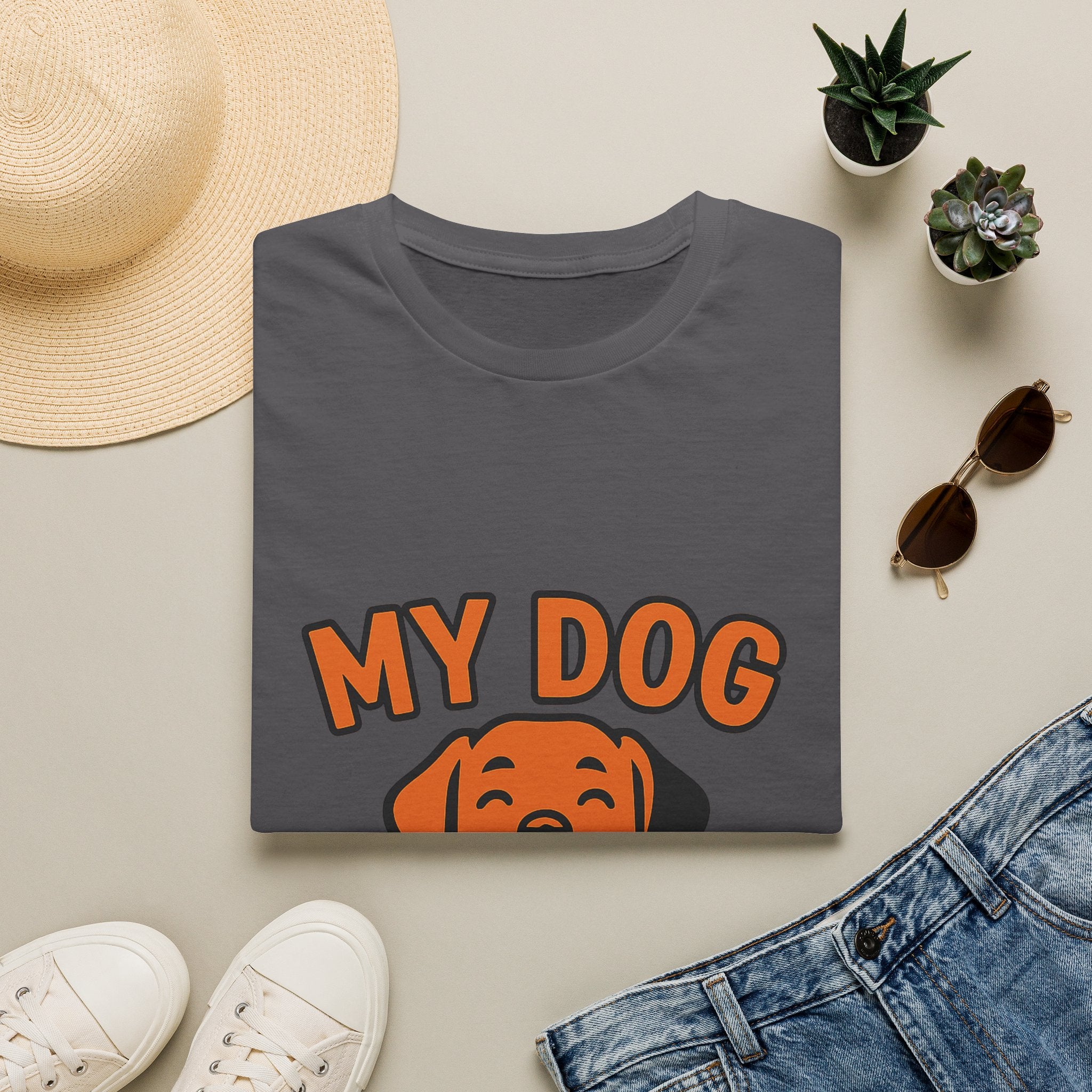 Dog Mom Shirt, My Dog Thinks I'm Kind of a Big Deal Funny Dog Lover Gift, Dog Dad Tshirt, Pet Owner Gift, Dog Parent Shirt
