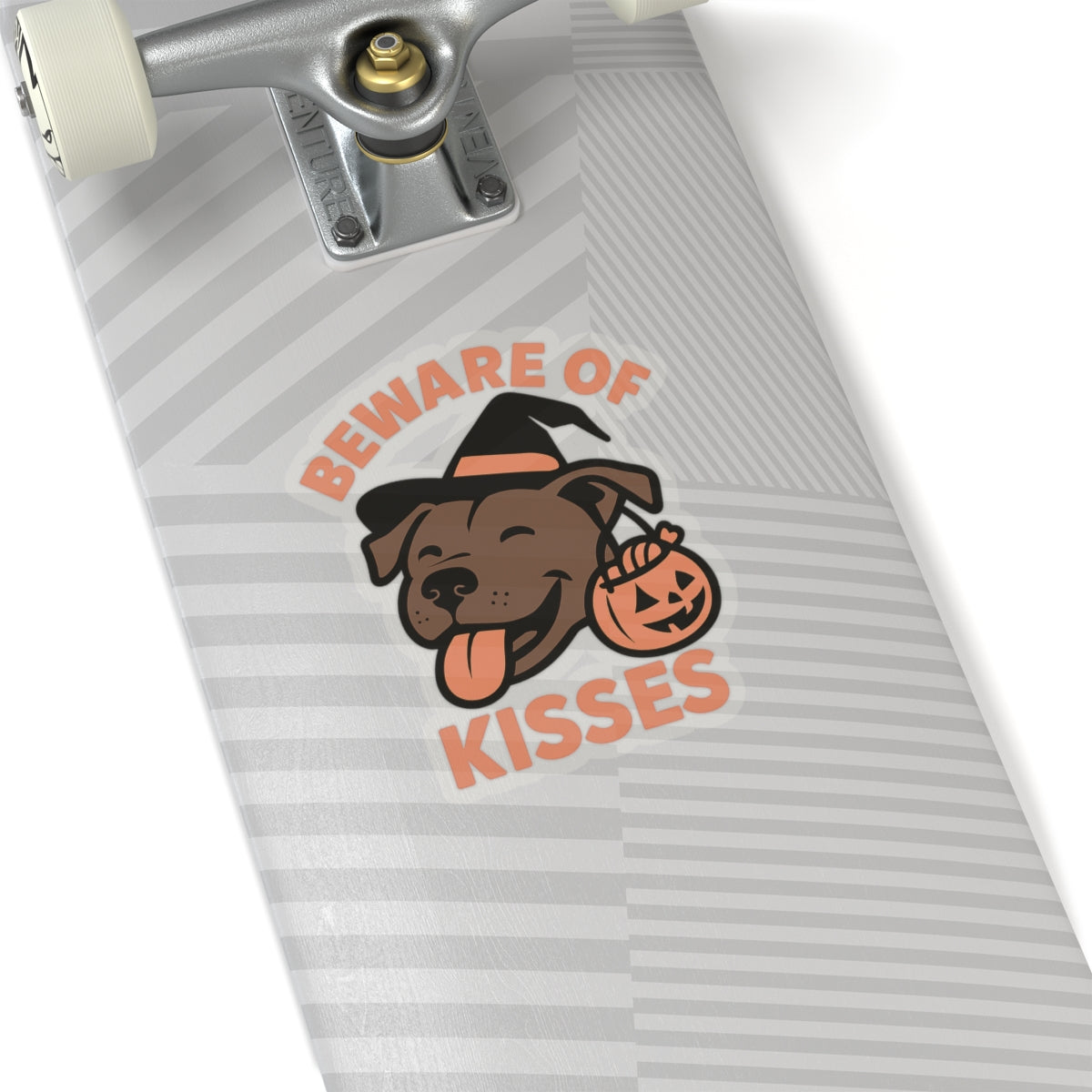 Beware of Kisses Pitbull Halloween Sticker Pack