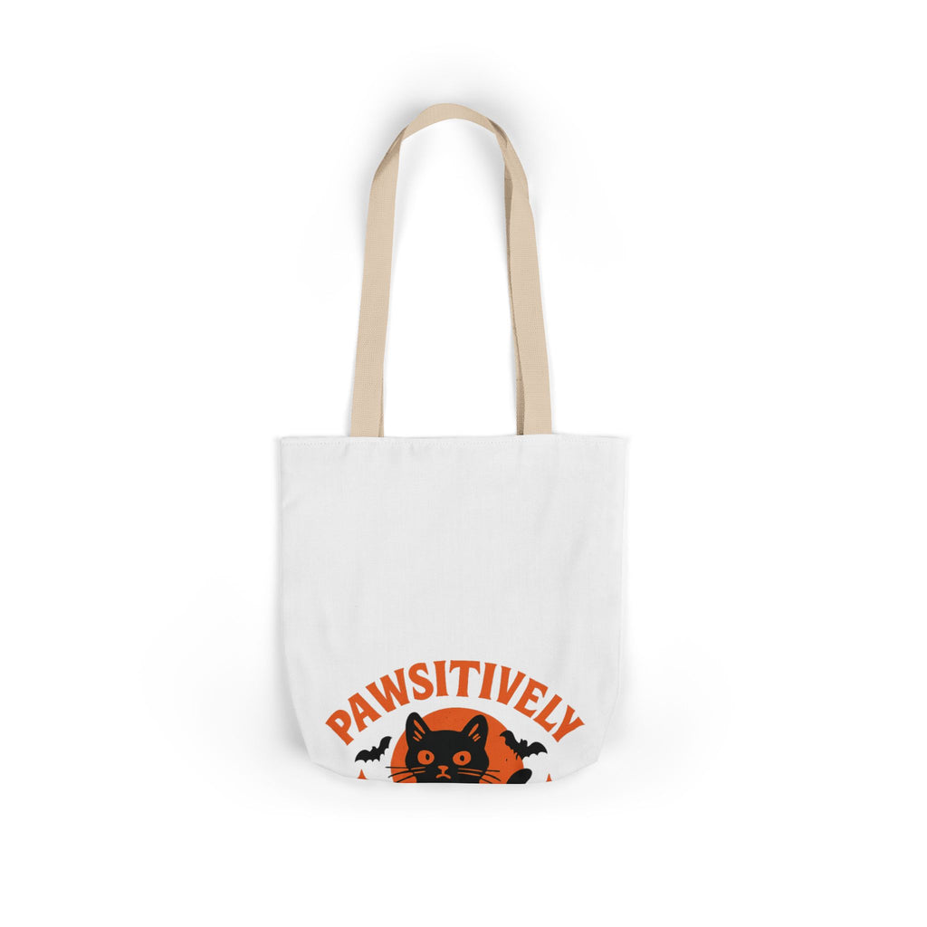 Pawsitively Spooky Cat Lover Halloween Tote Bag