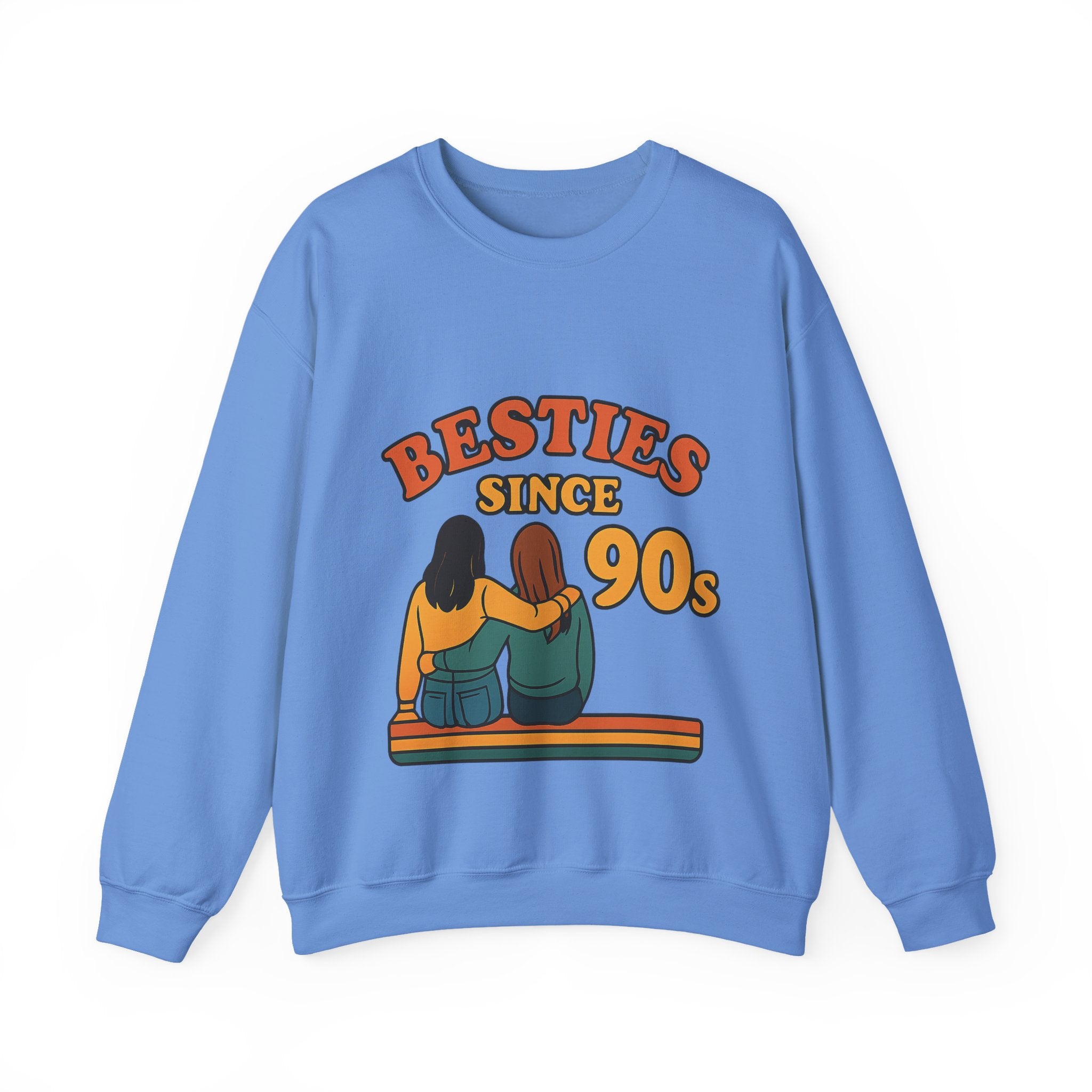 Besties Since Retro Years Sweatshirt 90s Nostalgia Best Friend Gift Friendship Anniversary Vintage Aesthetic Crewneck