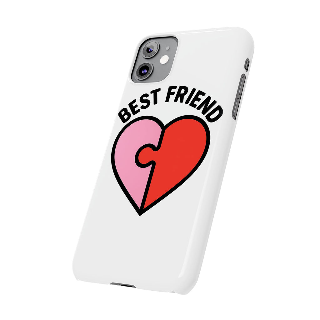 Best Friend Phone Case Set Puzzle Heart Matching BFF Gifts for Besties Friendship Phone Cases Cute Teen Gift for Her