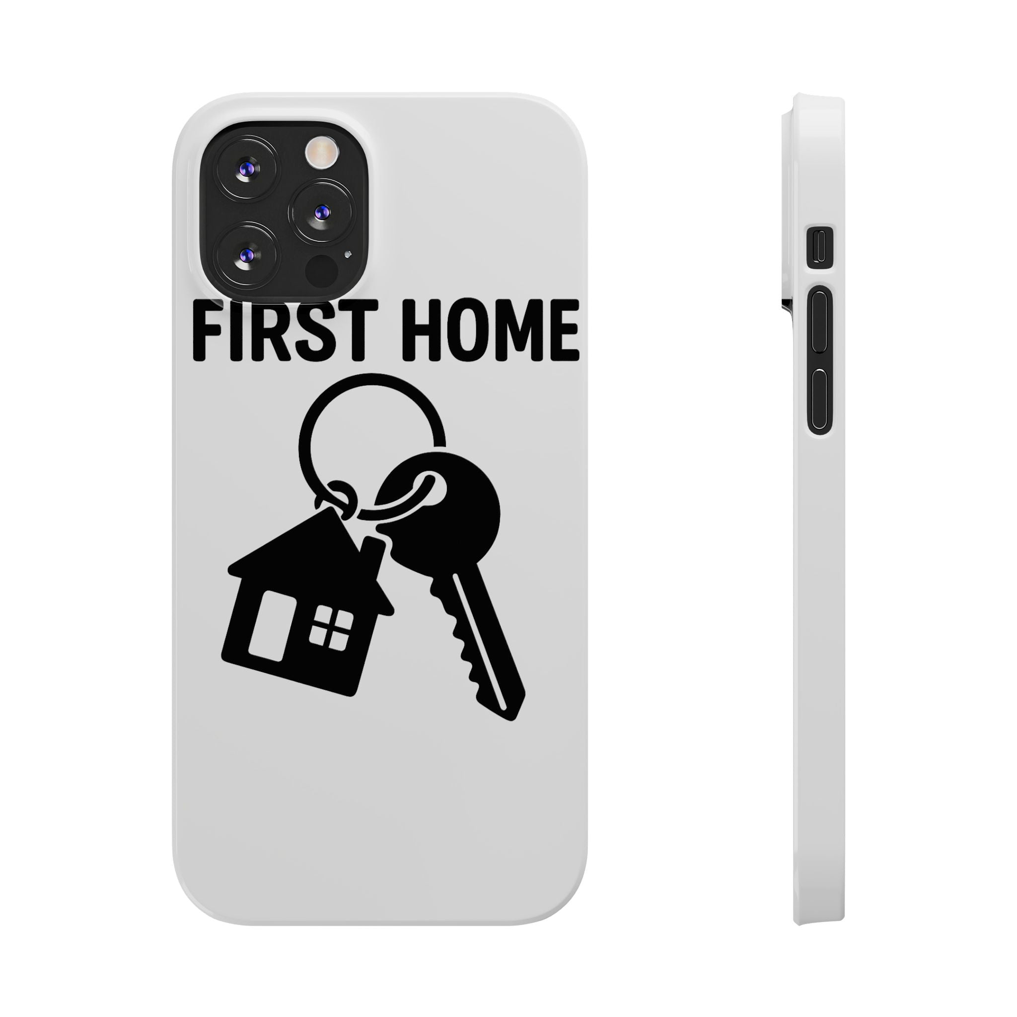 First Home Keys Phone Case, New Homeowner Gift, Housewarming Present, Minimalist House Key Design, First Time Home Buyer Gift