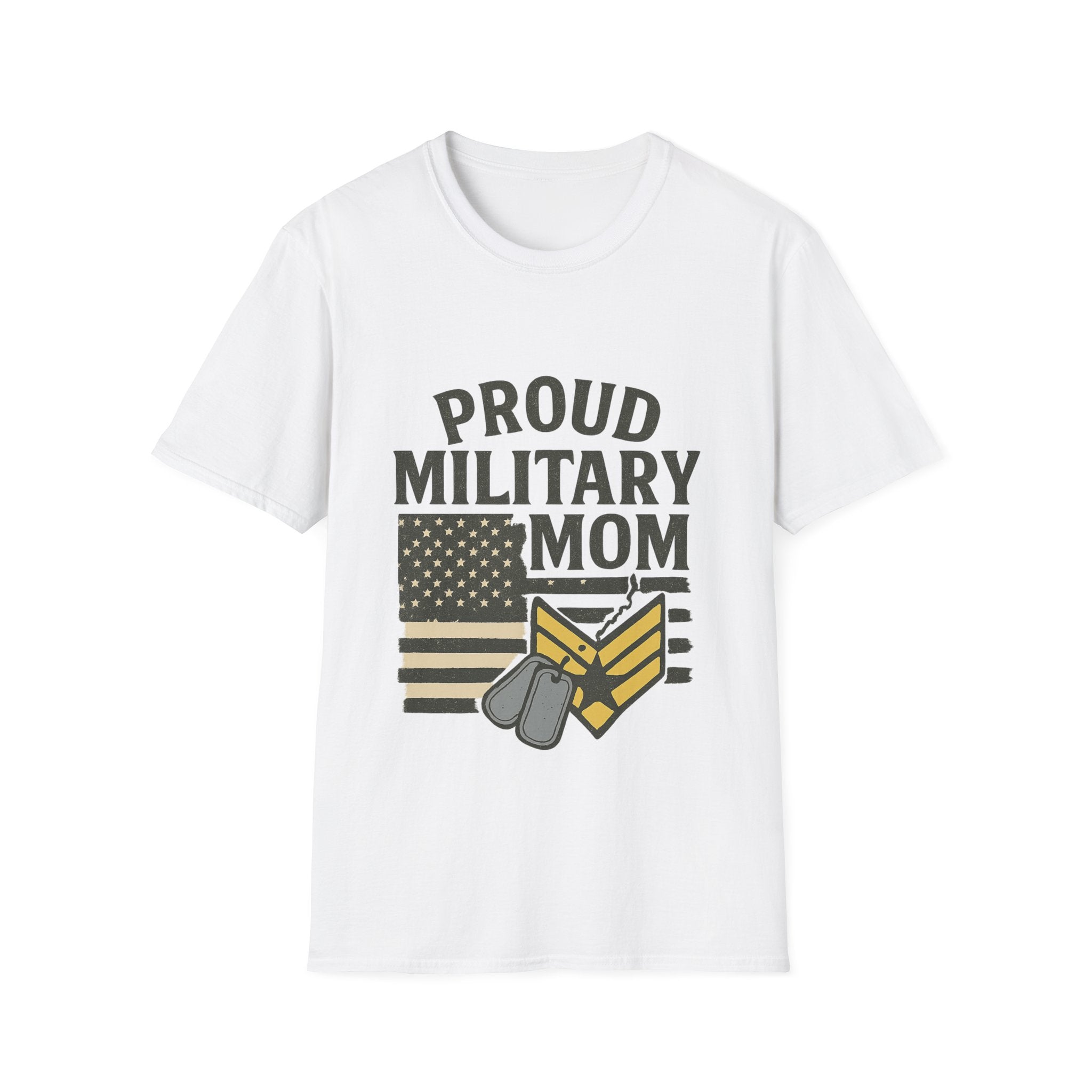 Proud Military Mom Shirt, My Heart Serves Too Tee, Army Mom Gift, Navy Mom, Marine Mom, Air Force Mom T-Shirt, Military Mother