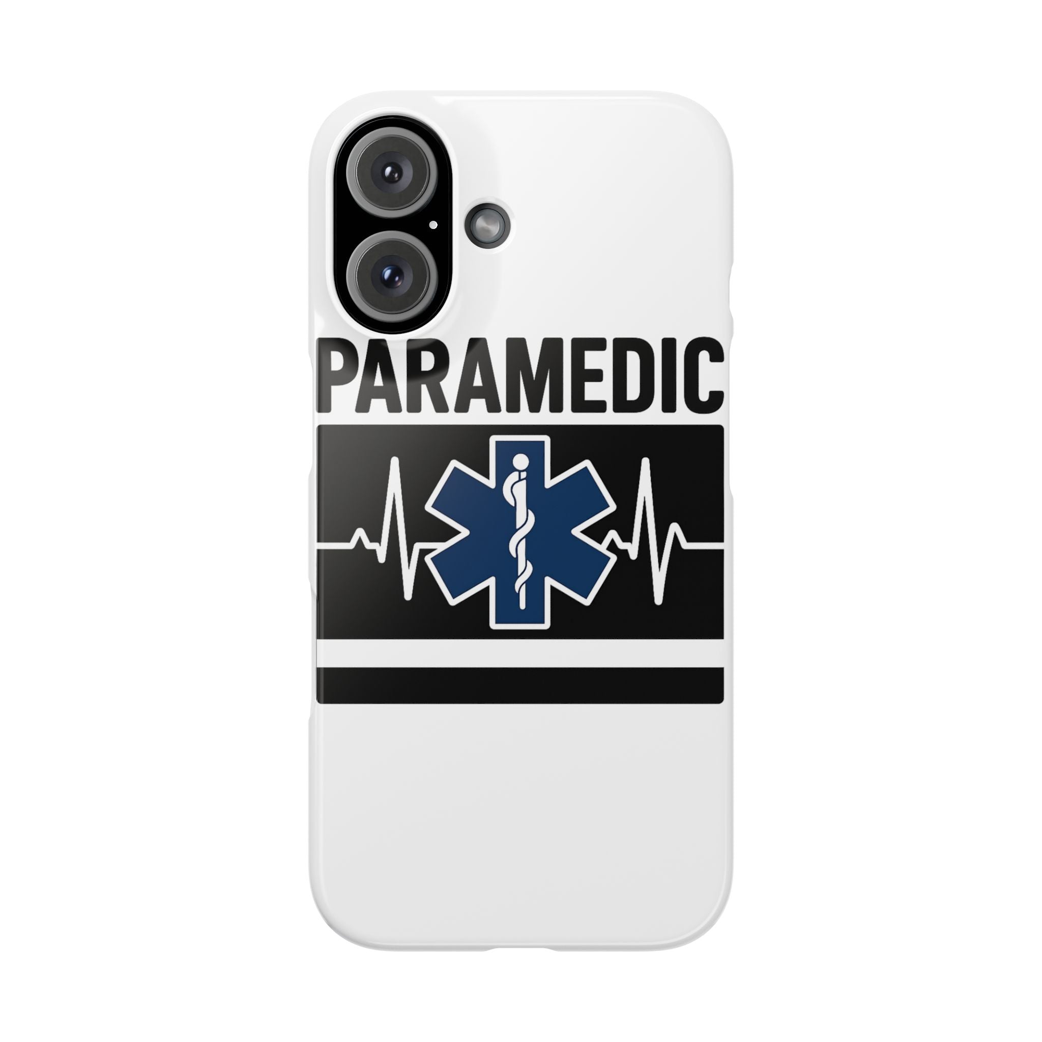Paramedic Phone Case EMS Gift Heartbeat Star of Life EMT Medical First Responder Thin White Line Hero Appreciation