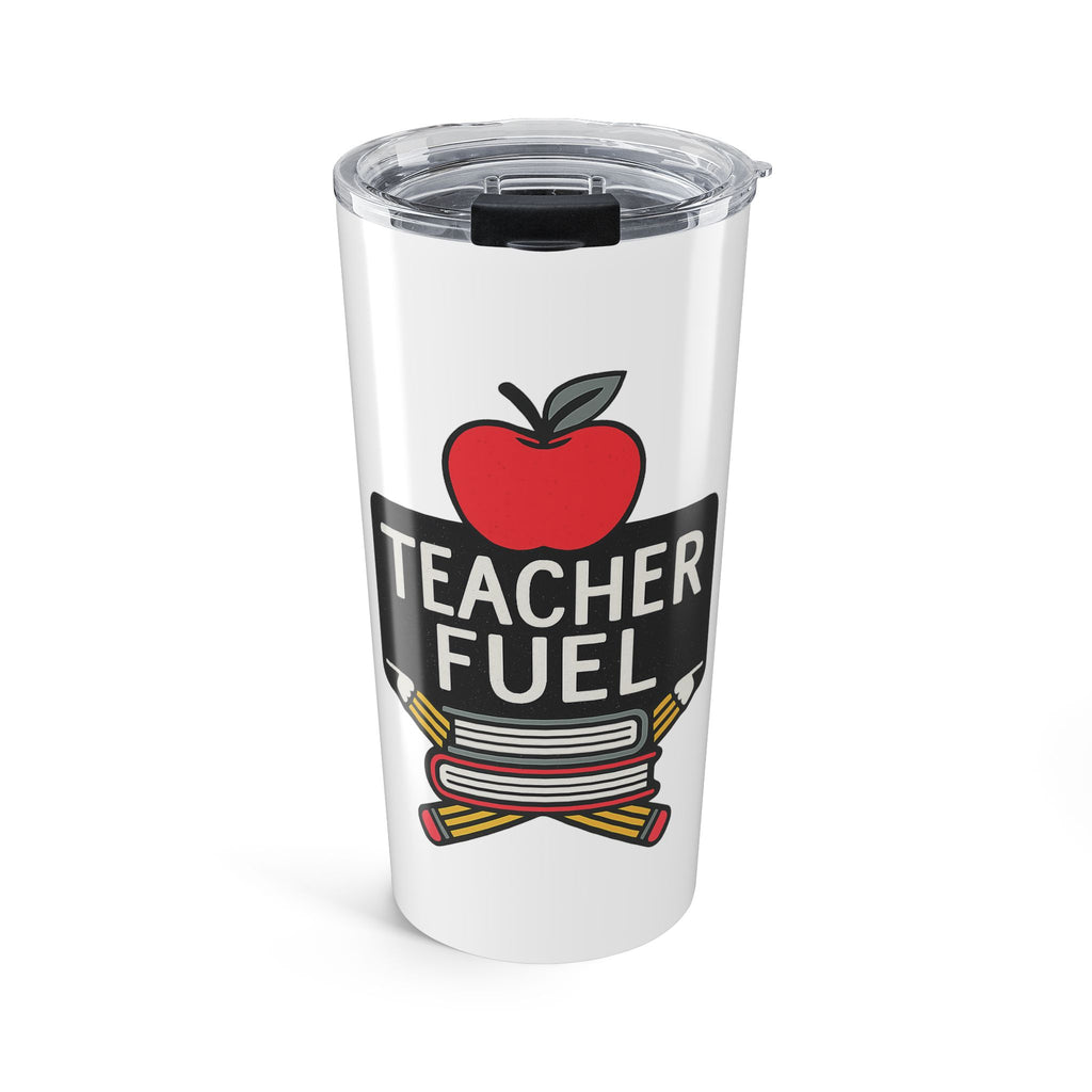Teacher Fuel Tumbler Gift | Teacher Appreciation Coffee Cup | Back to School Gift for Teachers | Apple Teacher Tumbler