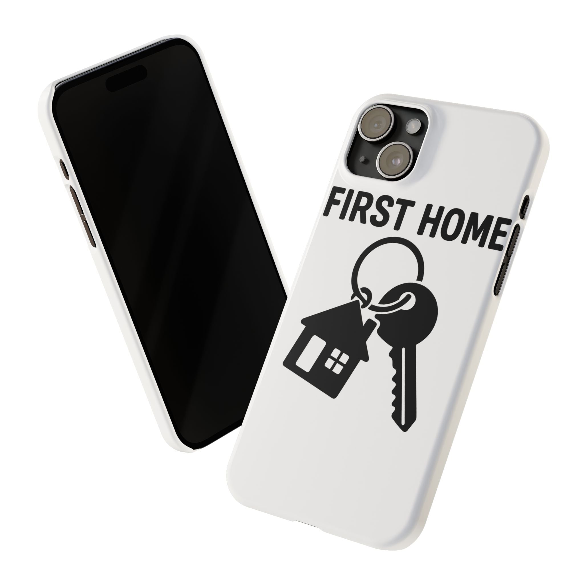 First Home Keys Phone Case, New Homeowner Gift, Housewarming Present, Minimalist House Key Design, First Time Home Buyer Gift